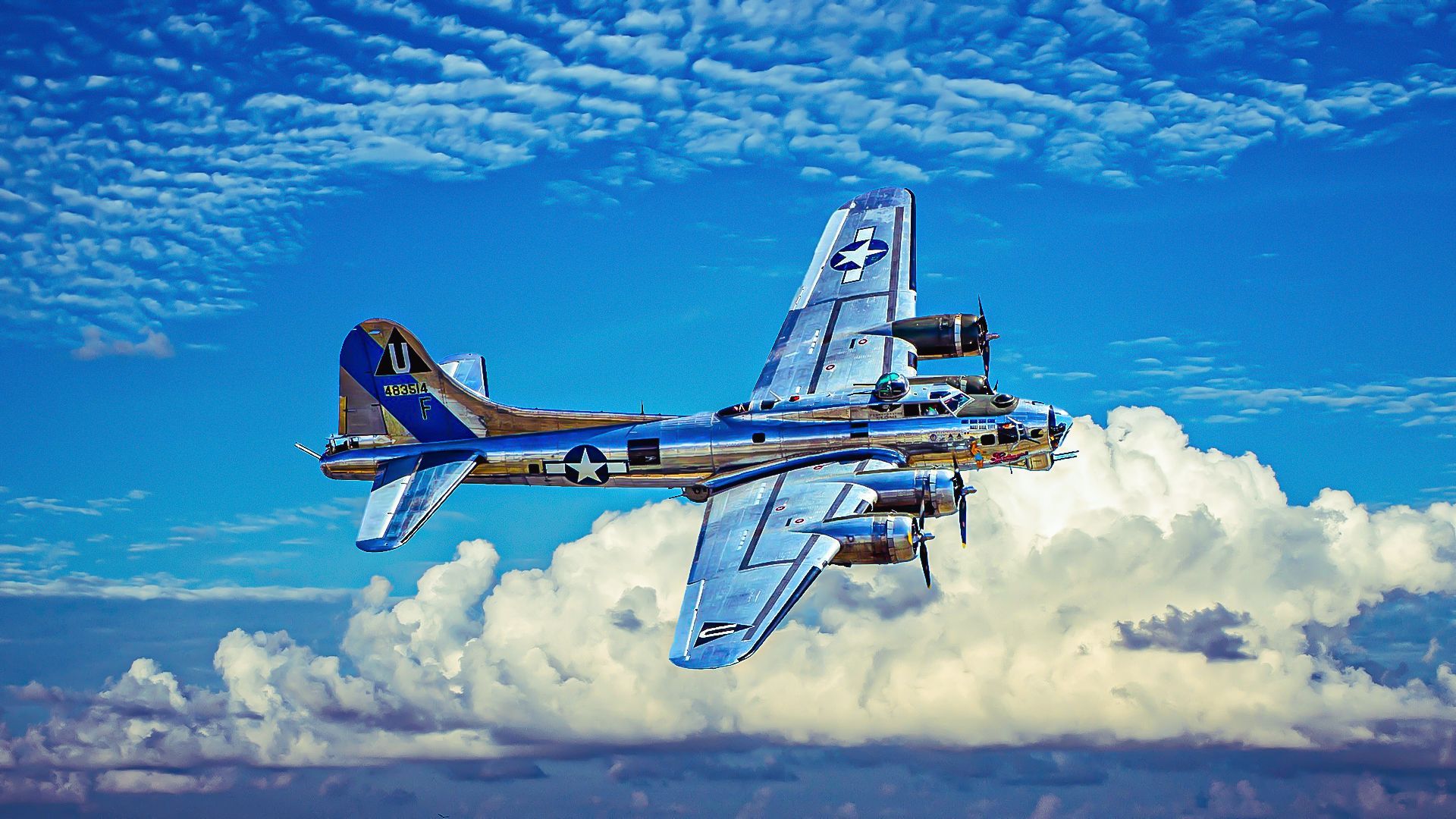 1920x1080 History: The Impact Of US B 17 Flying Fortresses In The WWII European Air War