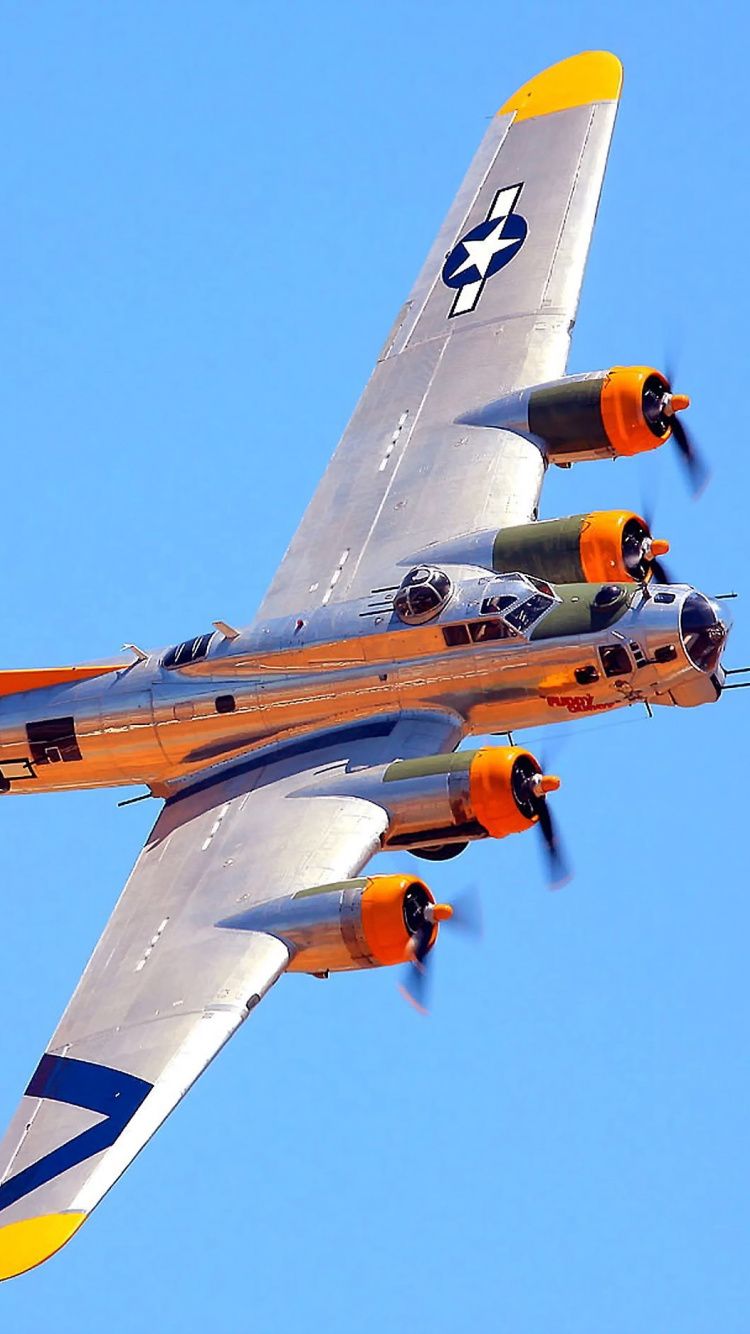 750x1334 Boeing B 17 Flying Fortress Wallpaper For Apple IPhone 6S, 8 [Retina HD]