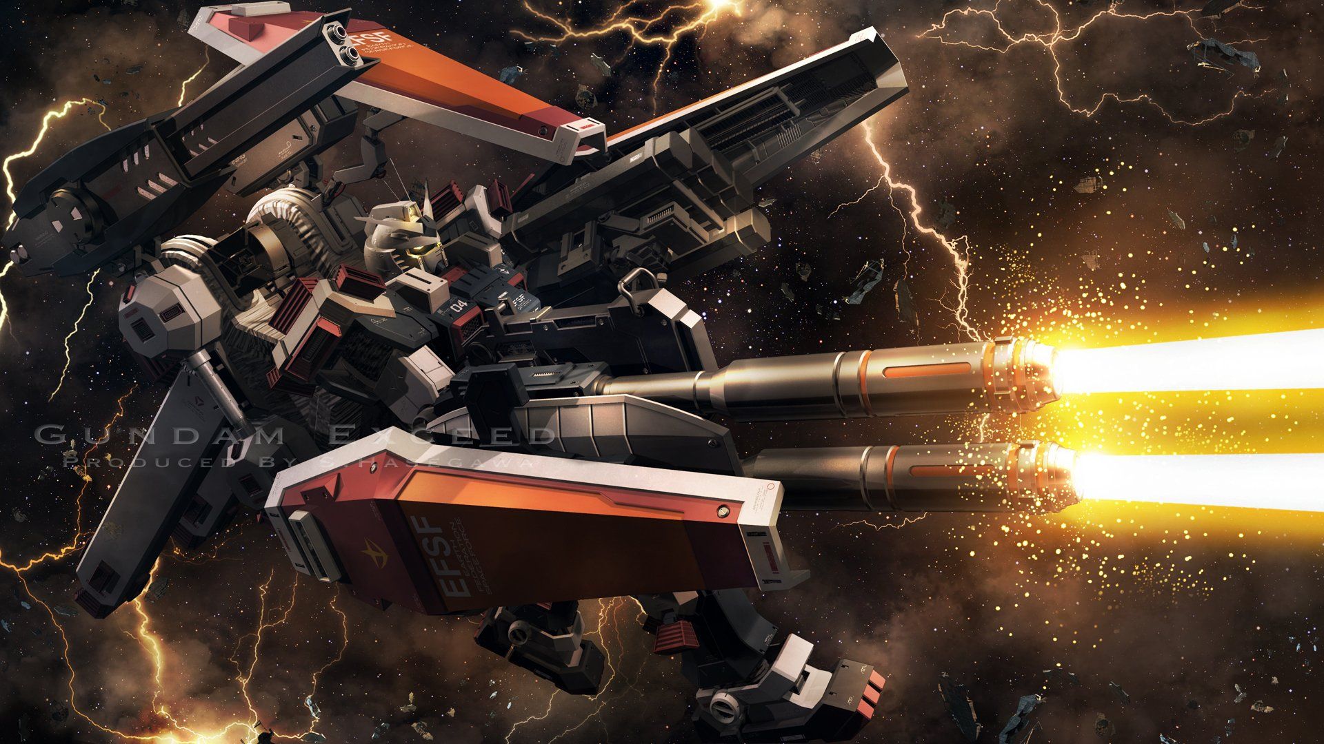 1920x1080 Epic Gundam HD Wallpaper: Thunderous Mecha Strikex1080