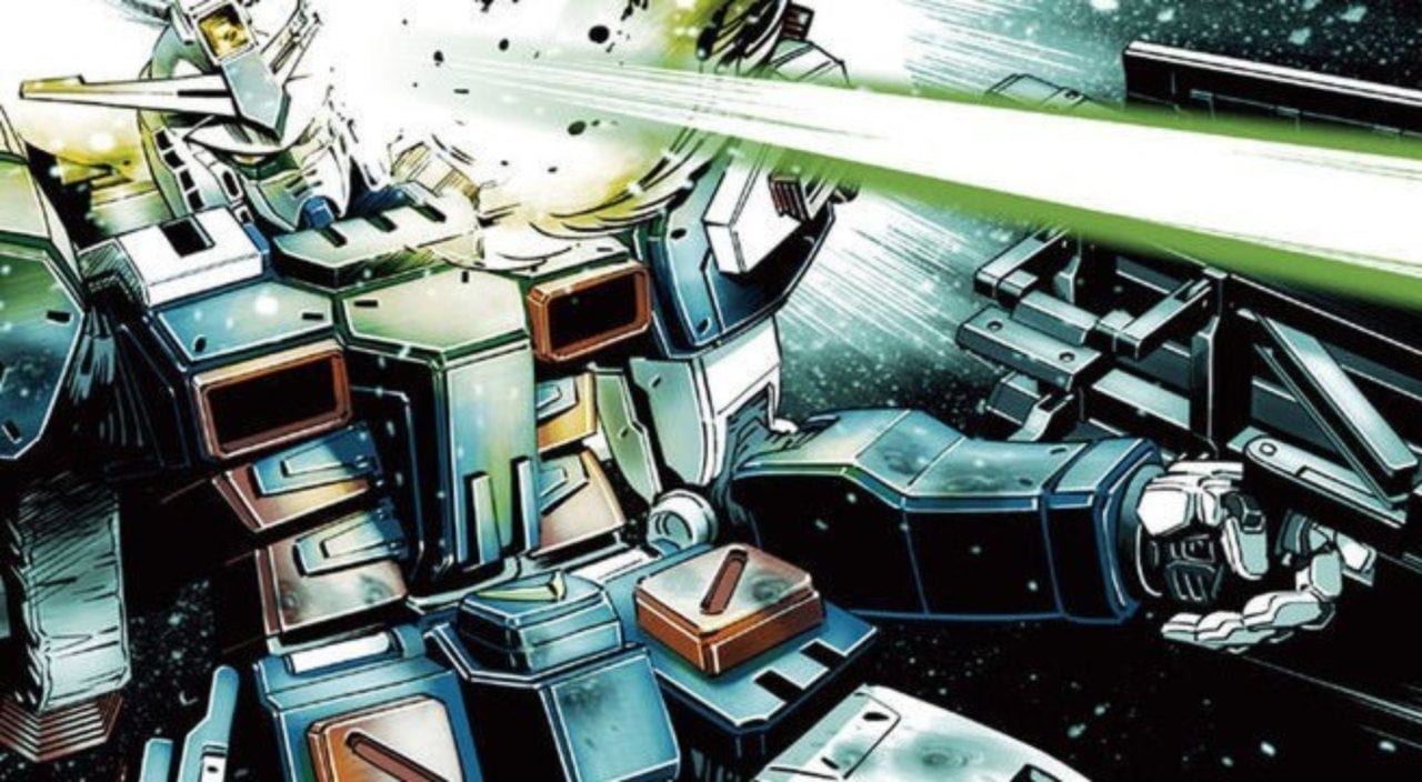 1280x704 Mobile Suit Gundam Thunderbolt and Mitchells vs Machines