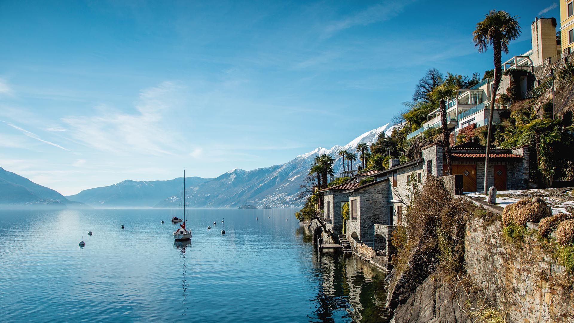 1920x1080 Amidst Snow Capped Peaks And Sun Kissed Palm Trees