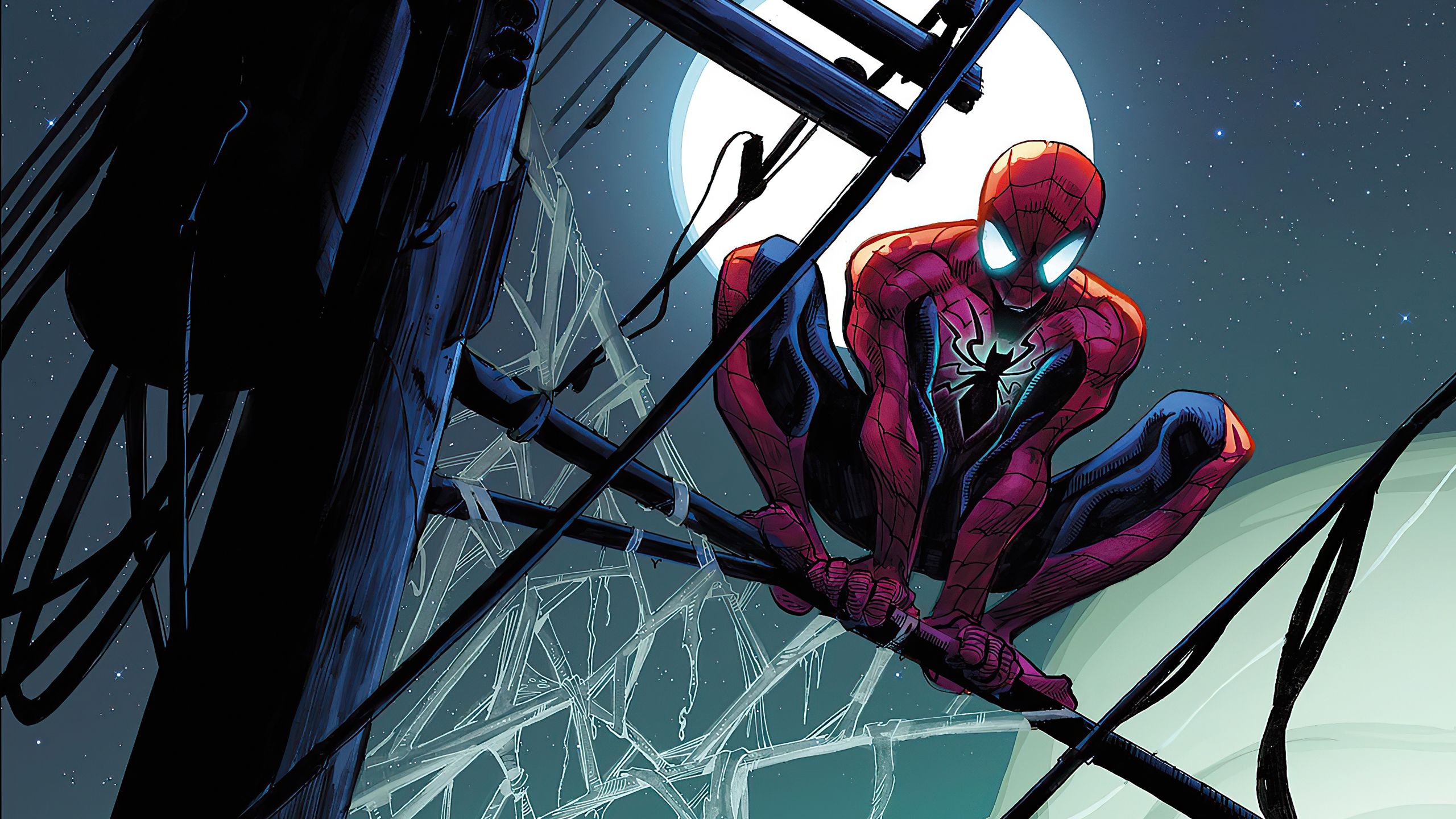 2560x1440 Download Comic Spider Man HD Wallpaperx1440
