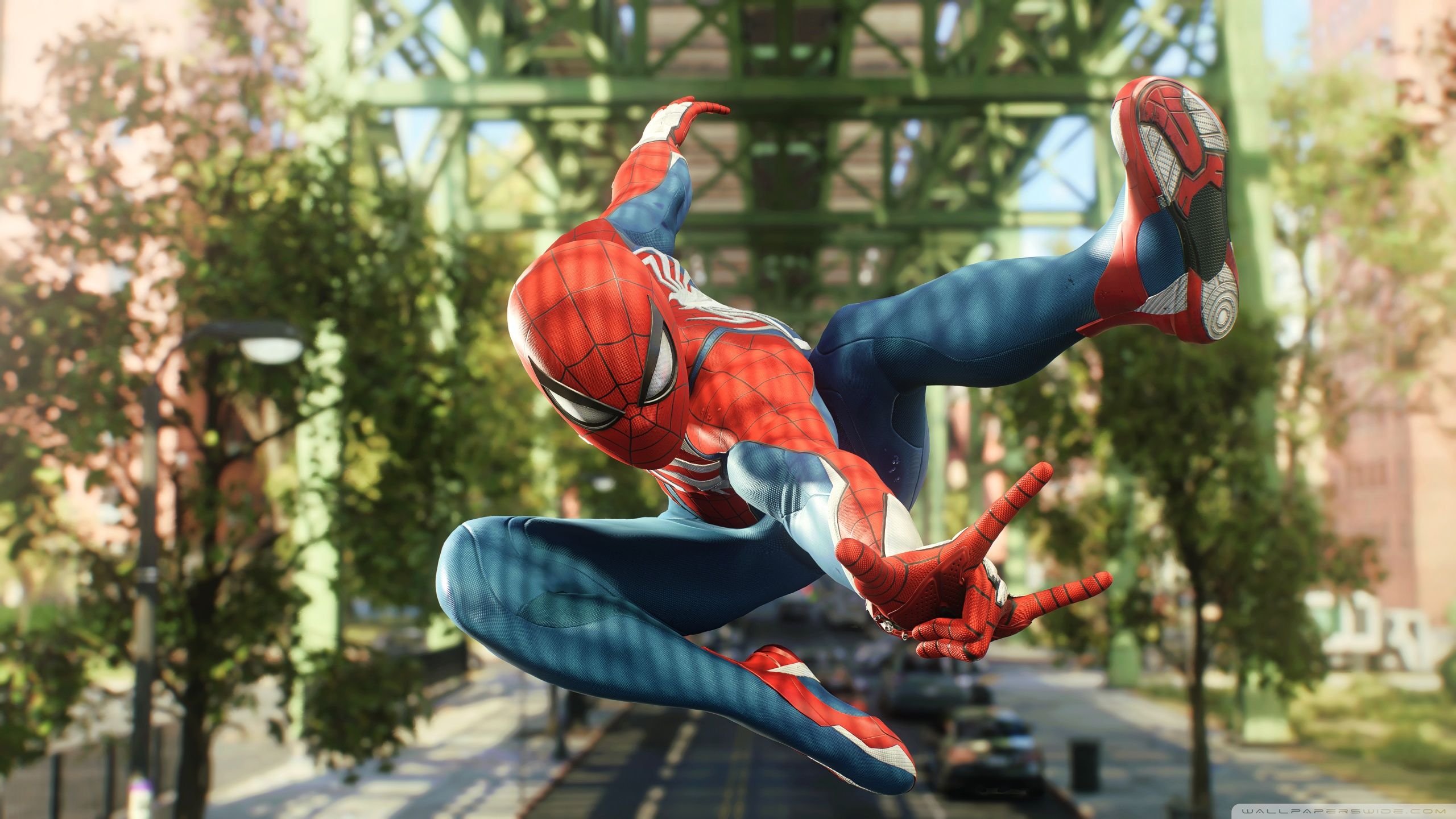 2560x1440 Marvel's Spider Man 2 Video Game 4K UHD Wallpaper For UltraHD Desktop And TV : Widescreen And UltraWide Display : Smartphone And Tablet Devices