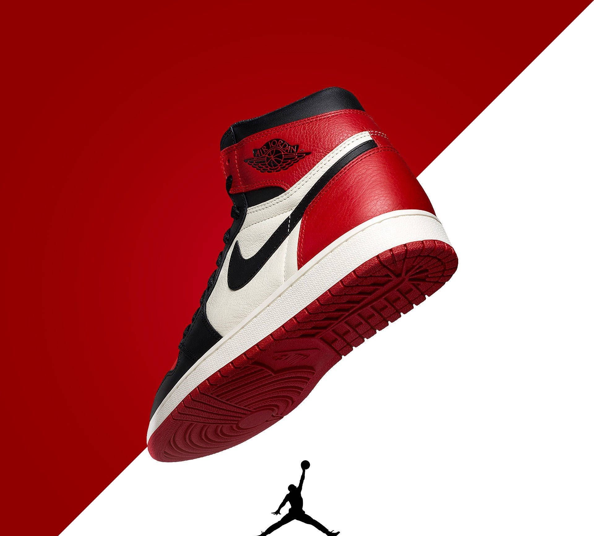 1920x1733 Download Red Nike Air Jordan Shoes Wallpaper
