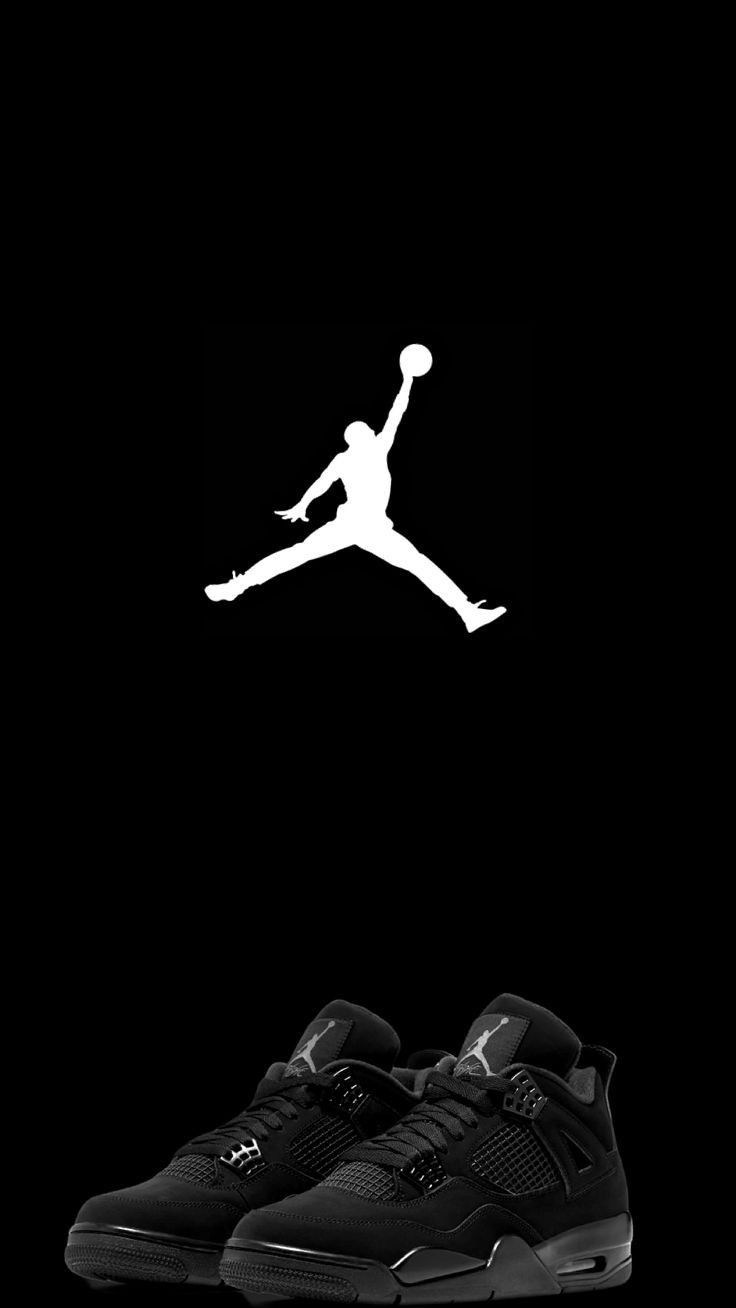 736x1308 Wallpaper Jordan Iv Black Red Black Jordan Wallpaper Jordan Wallpaper iPhone, Sportcore Basketball Sneakers, Jordan Shoes Wallpaper