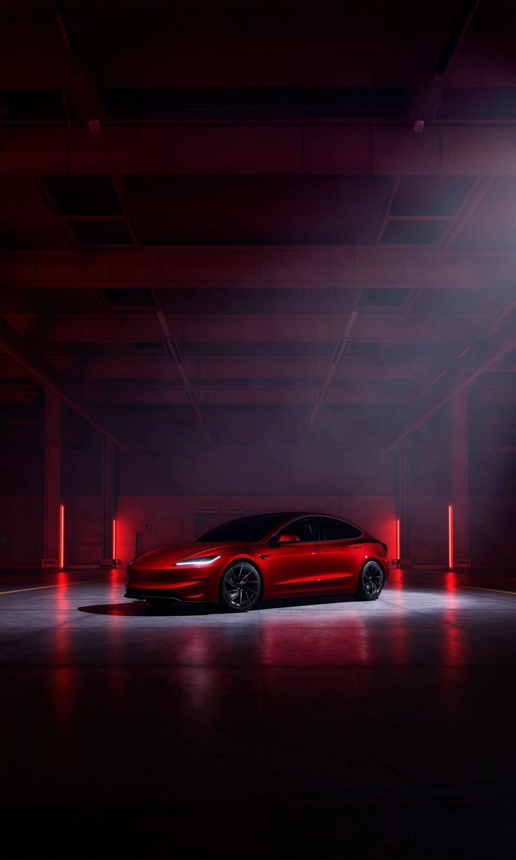 736x1226 New Tesla Model 3 Performance's Side Design. HD Wallpaper For Phones