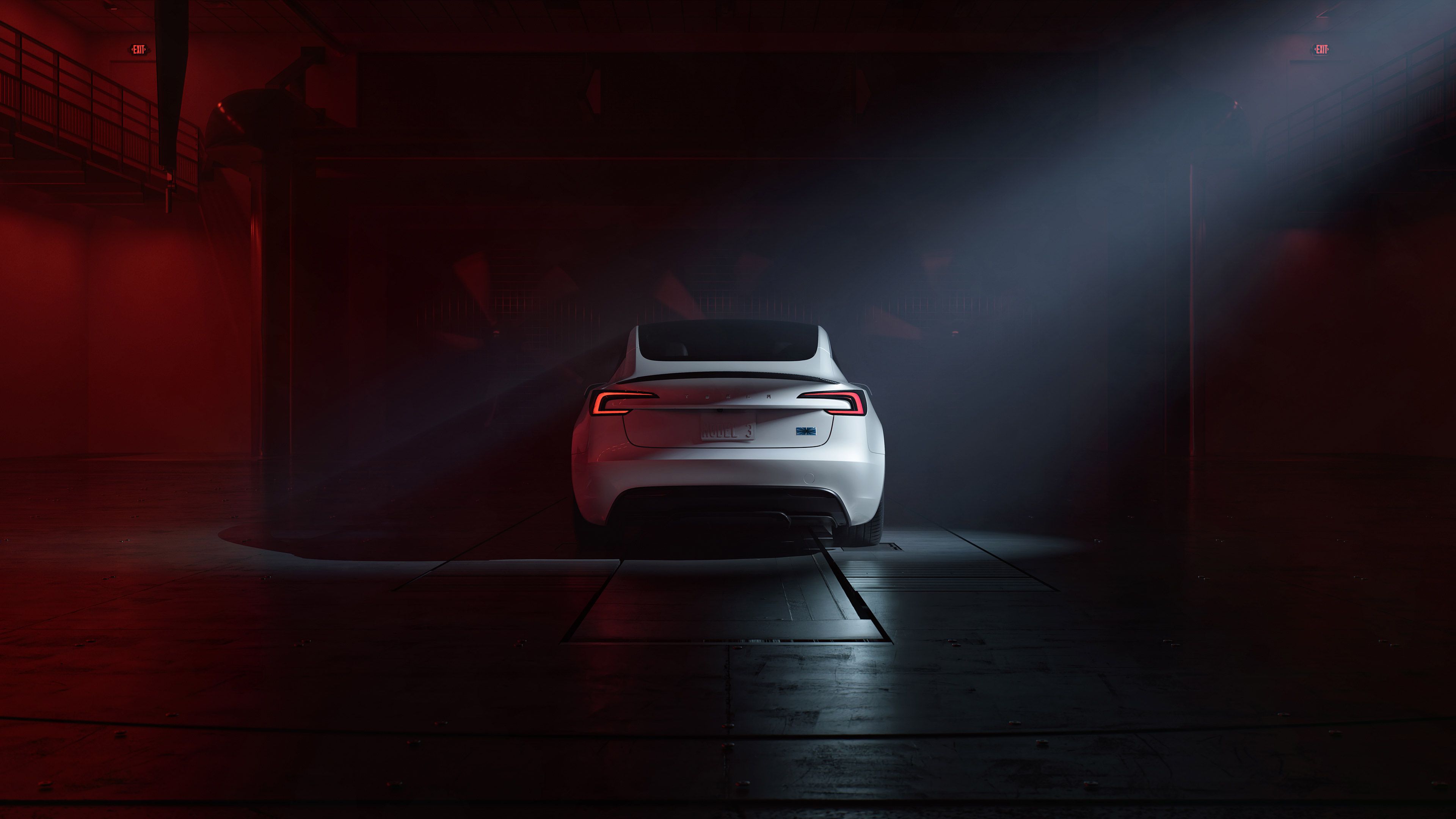 3840x2160 Download Free Tesla Model 3 Ultra HD Wallpaperx2160