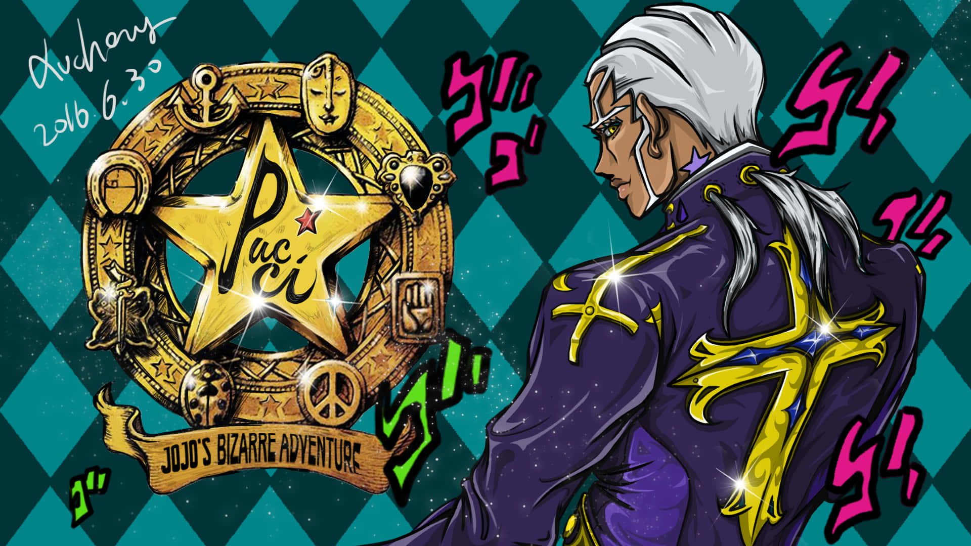 1920x1080 Download Enrico Pucci Glancing Over Shoulder Wallpaper