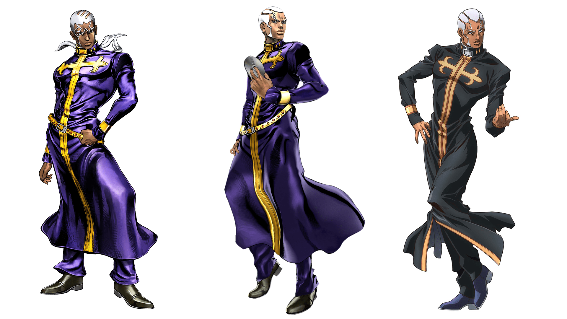 1920x1080 Pucci's character design art in Games (ASB, EOH) and Anime