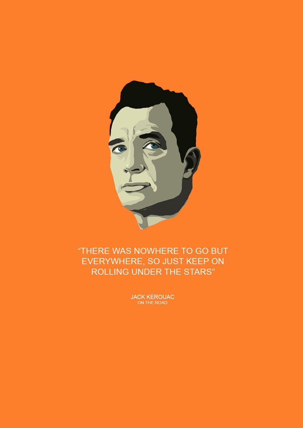 1000x1413 Jack Kerouac, On The Road