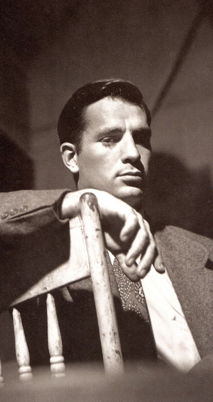 736x1385 JACK KEROAUC beat author. Publicity photo by ELLIOT ERWITT for THE TOWN & THE CITY (1954) (Harcourt Brace) from Jack Kerouac by David Sandison (1999) (please follow minkshmink on )