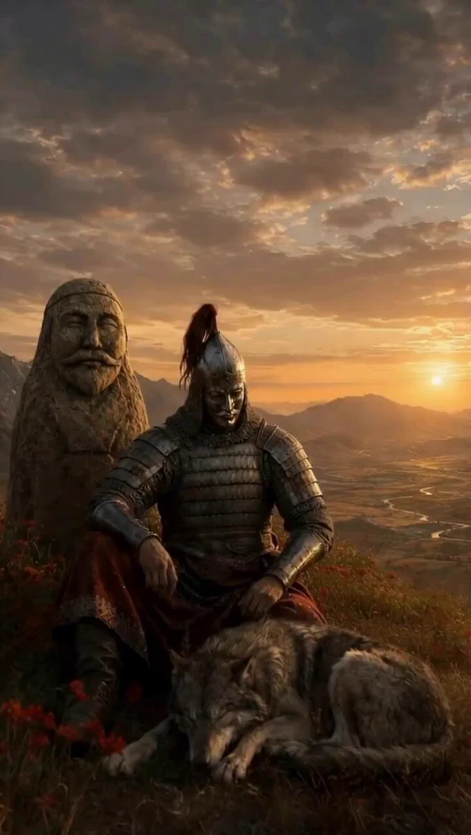 677x1200 GÖKTÜRKLER MEDYA on X: Yapay zekâ videolarının en güzel serisi bu Kıpçak maskeli savaşçıların videoları olmuş bence. / X