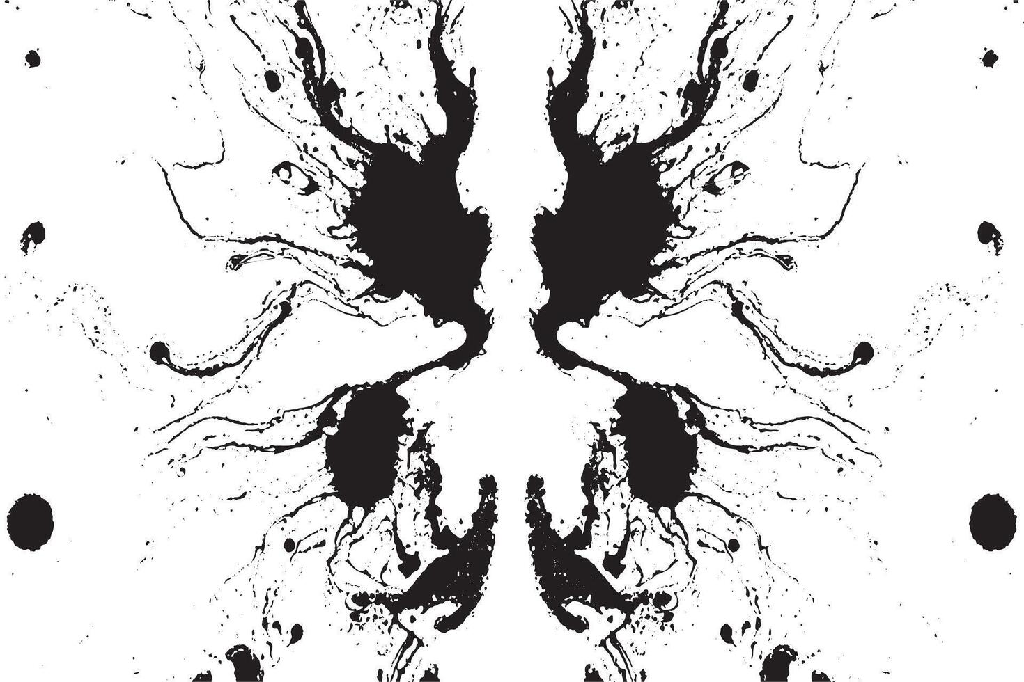 1470x980 Abstract Rorschach Inkblot Test Black and White Grunge Background