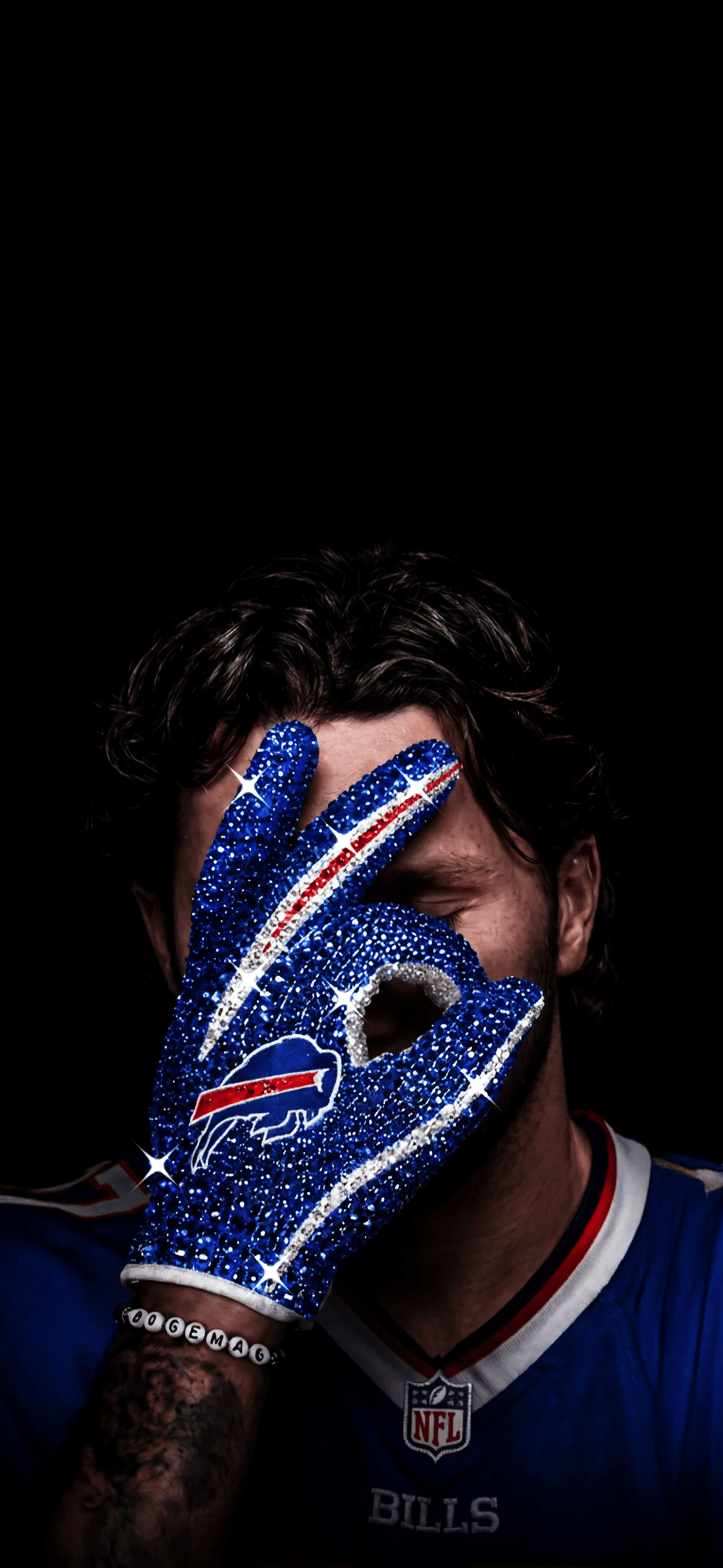 1179x2556 Josh Allen Michael Jackson Glove Wallpaper