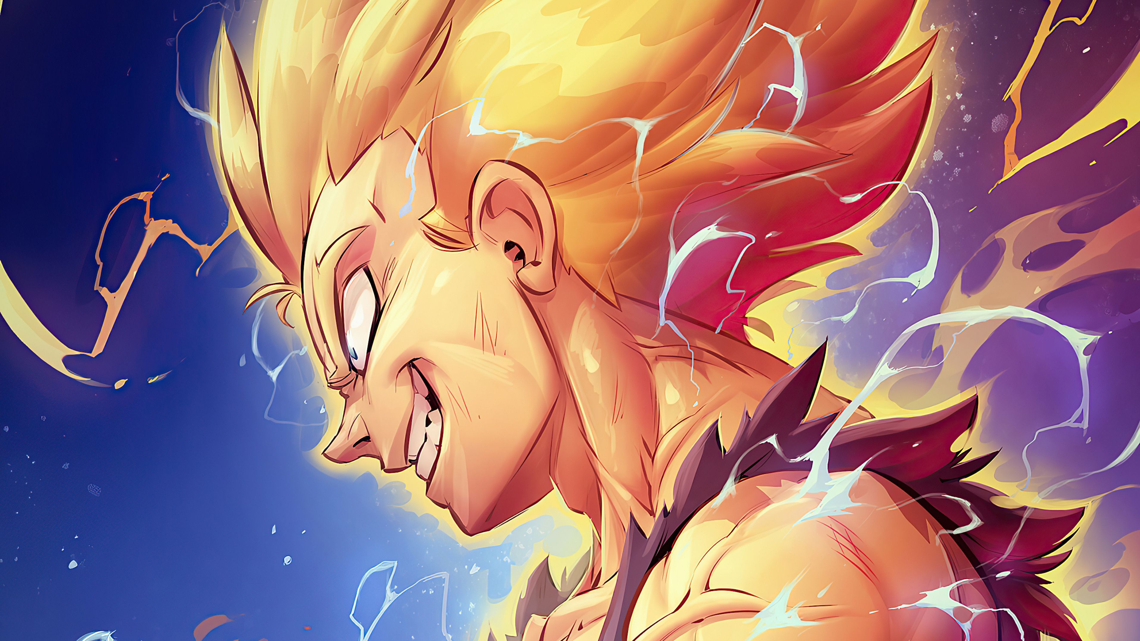 3840x2160 Majin Vegeta Wallpaper