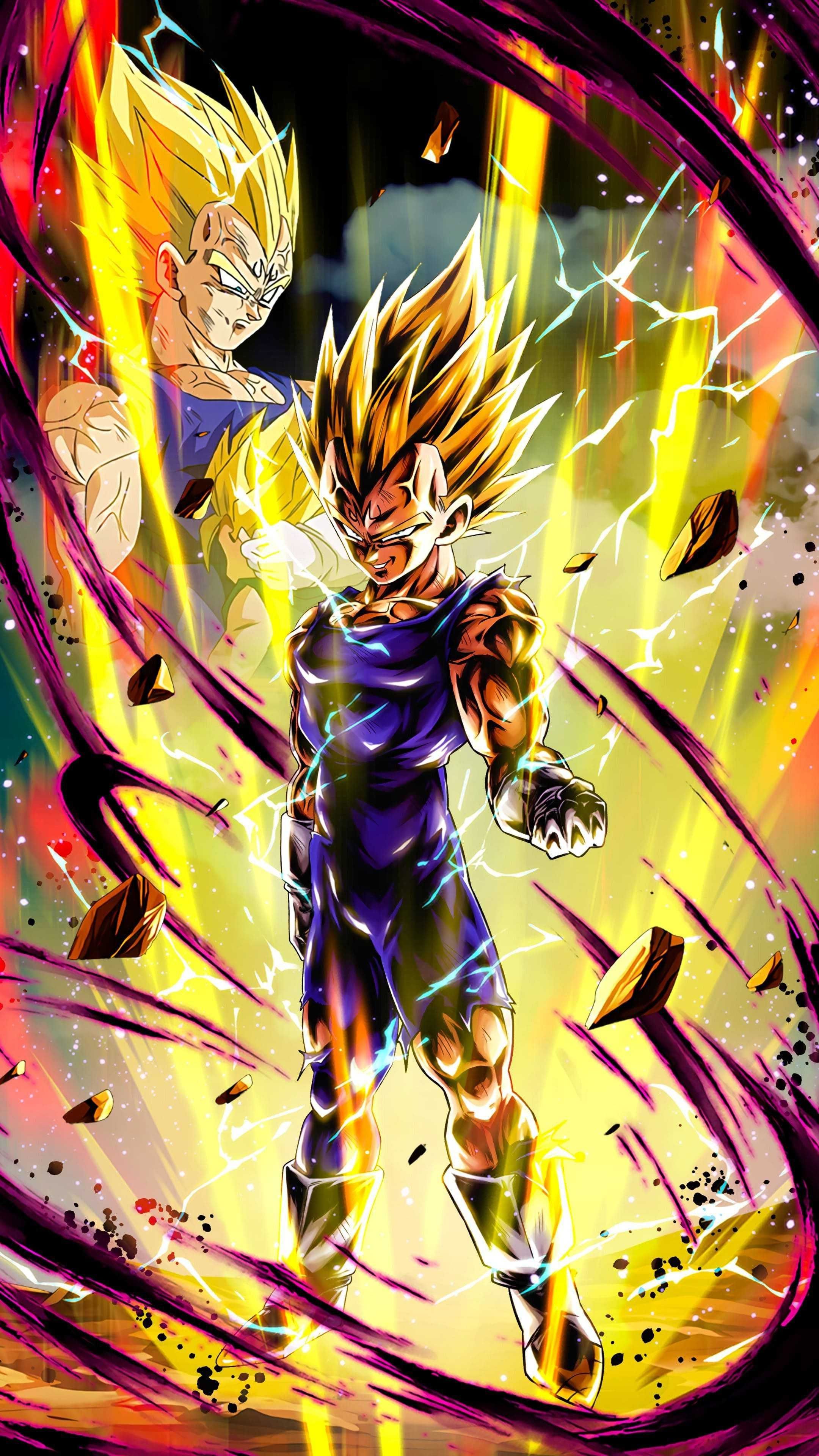 2160x3840 Majin Vegeta Wallpaper