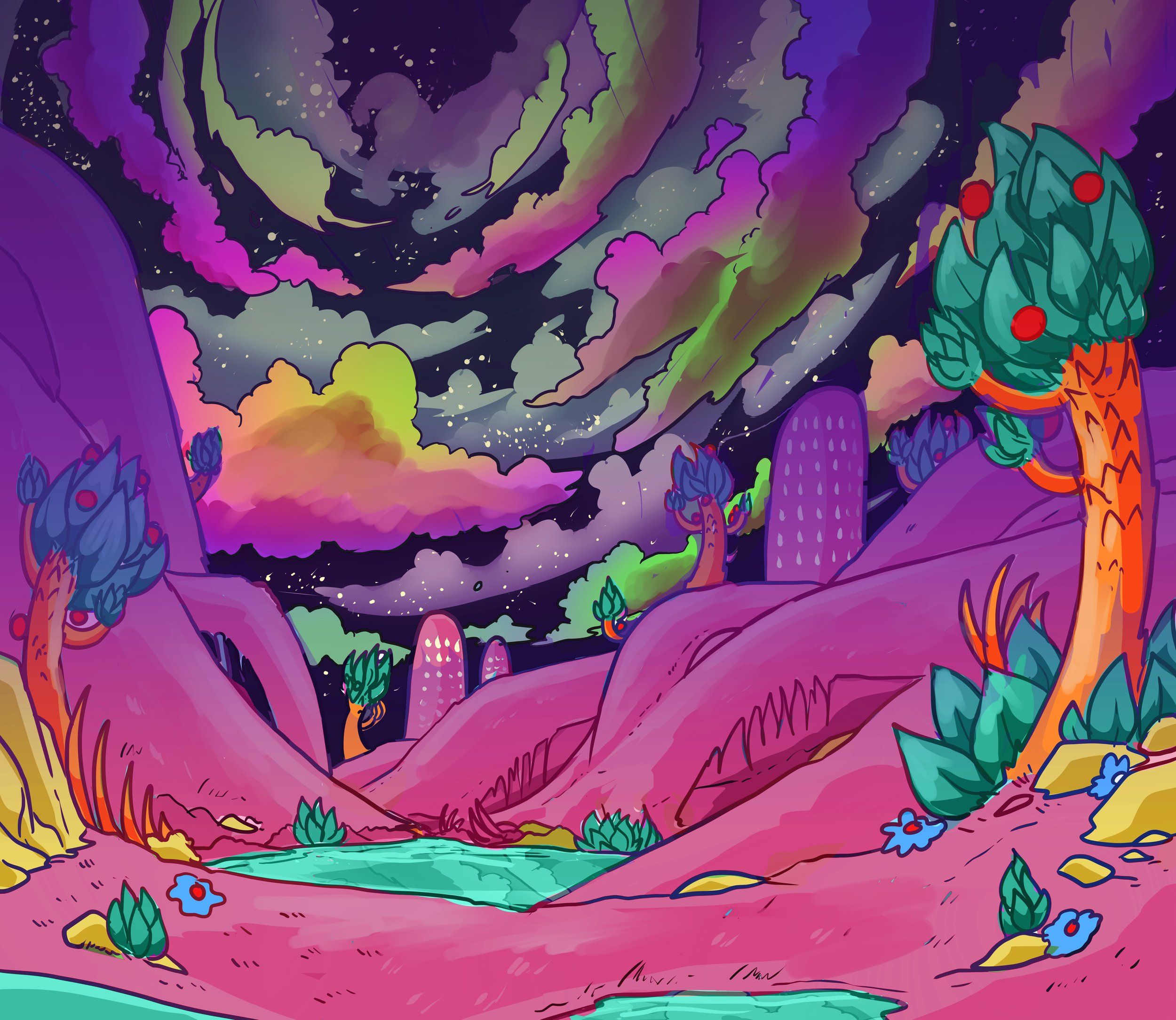 2500x2168 Maiden Heaven Wallpaper Maiden Heaven (3) Image - Behance