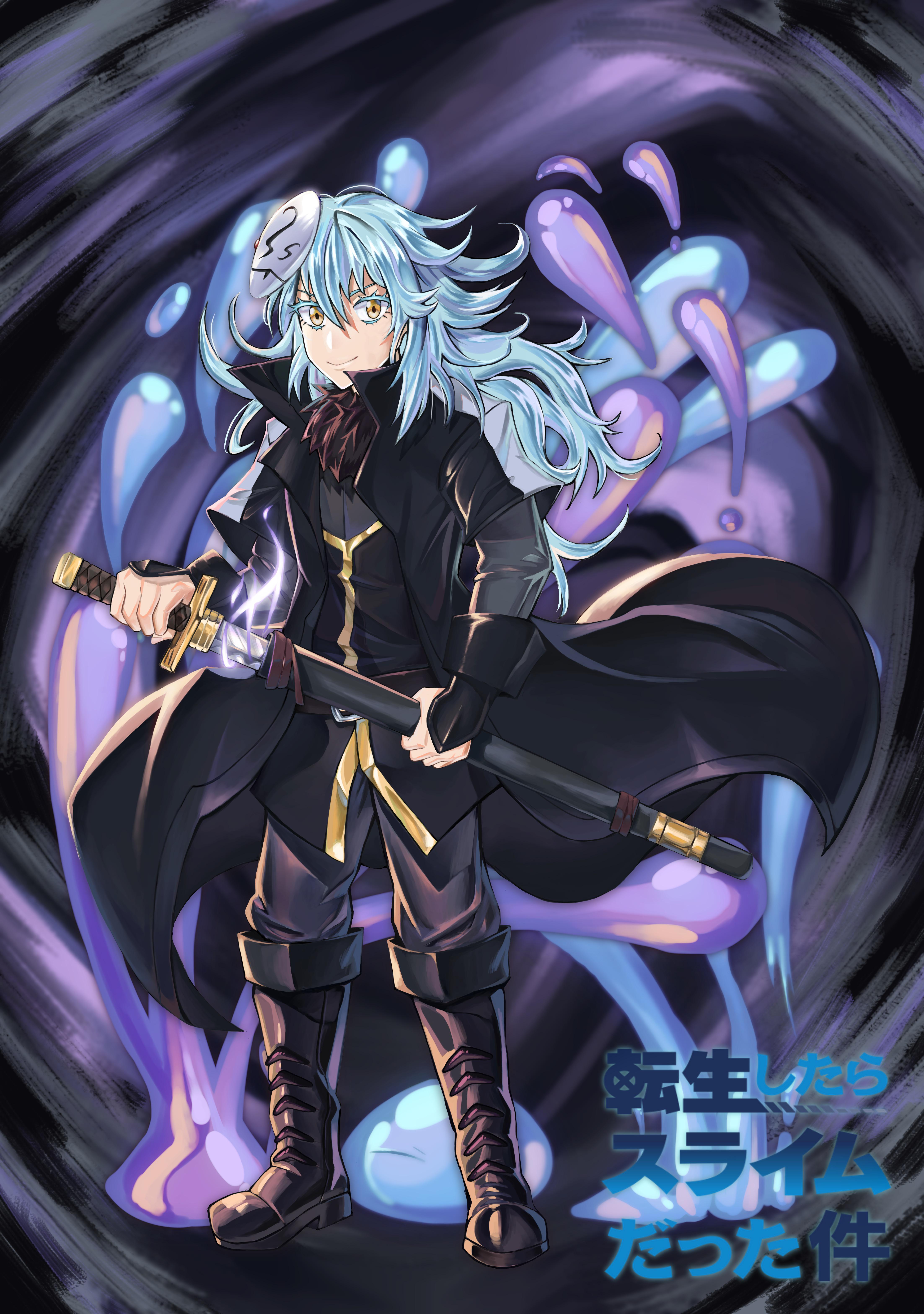 4410x6270 Rimuru with the dark suit
