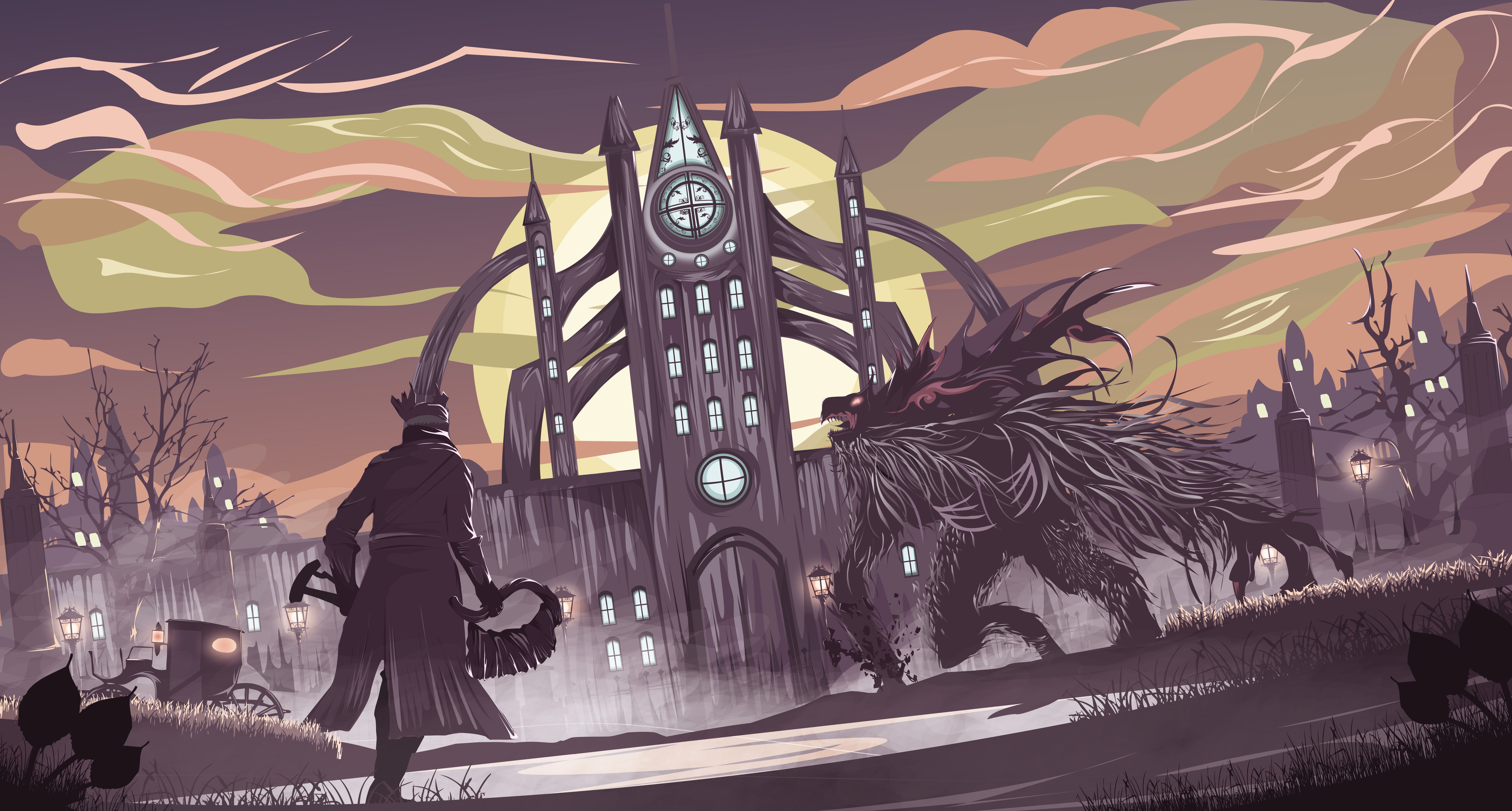 7805x4187 Bloodborne Game Artwork 8k Wallpaper, HD Games Wallpaper, 4k Wallpaper , Image, Background, Photos and Picture