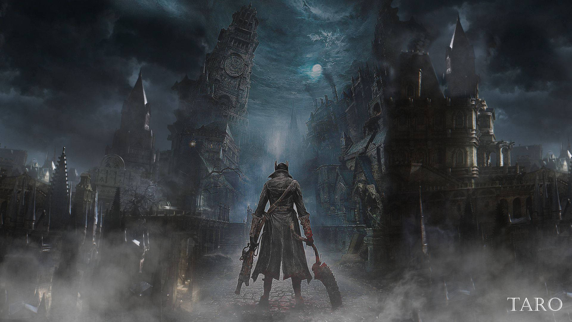 1920x1080 Download Bloodborne Game Cover Wallpaper