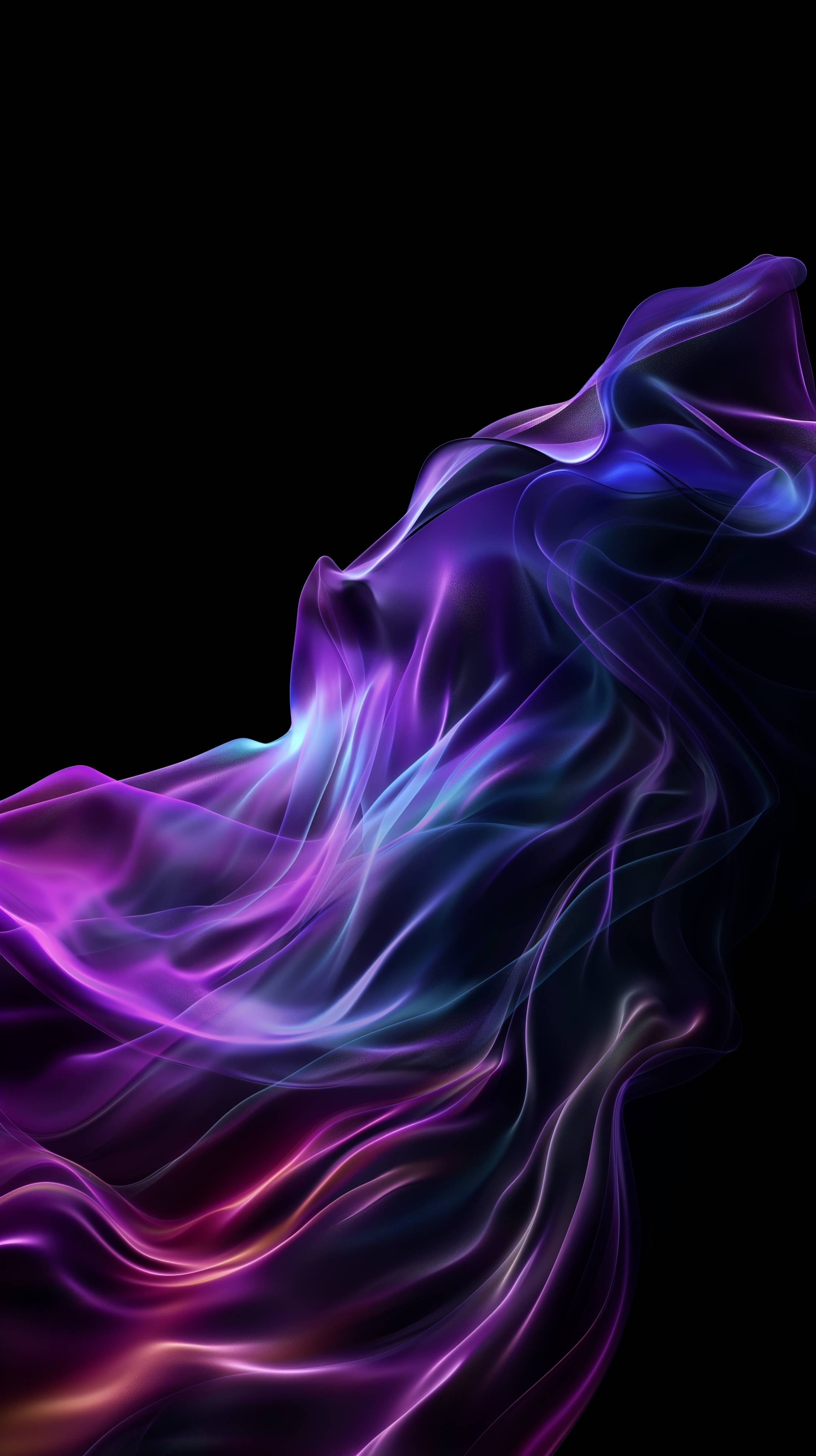 2210x3943 Purple Smoke Wallpaper Background Free Image