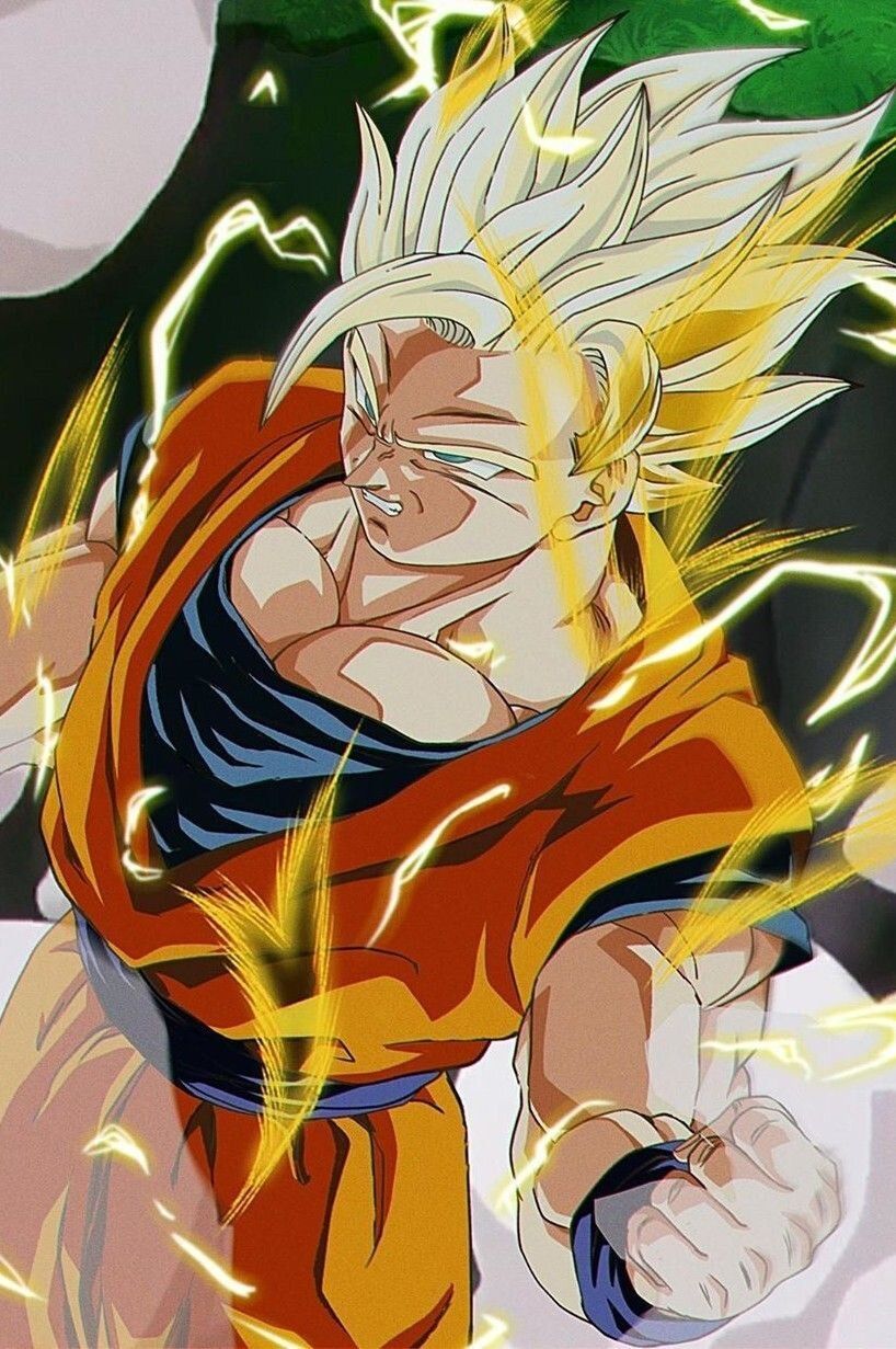818x1231 Goku Vintage Wallpaper