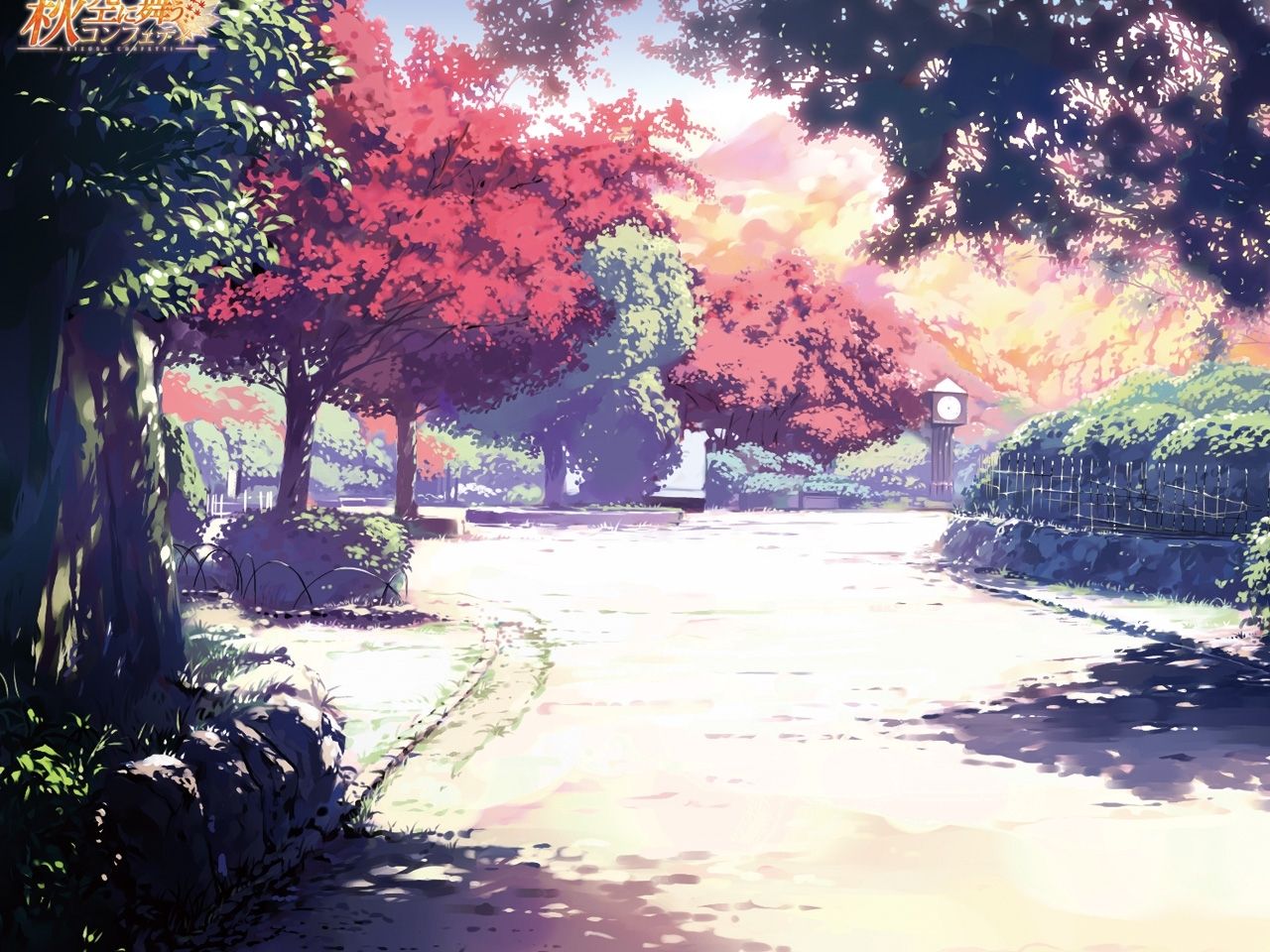 1280x960 Phone wallpaper: Anime, Landscape, Trees 26708