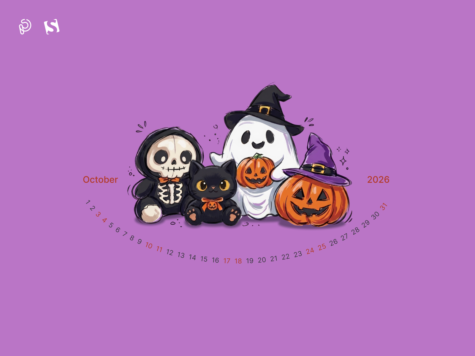 1600x1200 Under Autumn's Spell (October 2026 Wallpaper Edition)