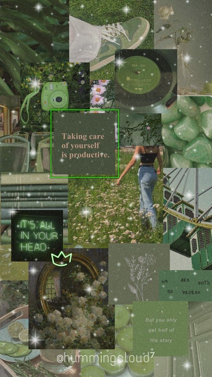 720x1280 ☁️ GREEN AESTHETIC VERSION☁️