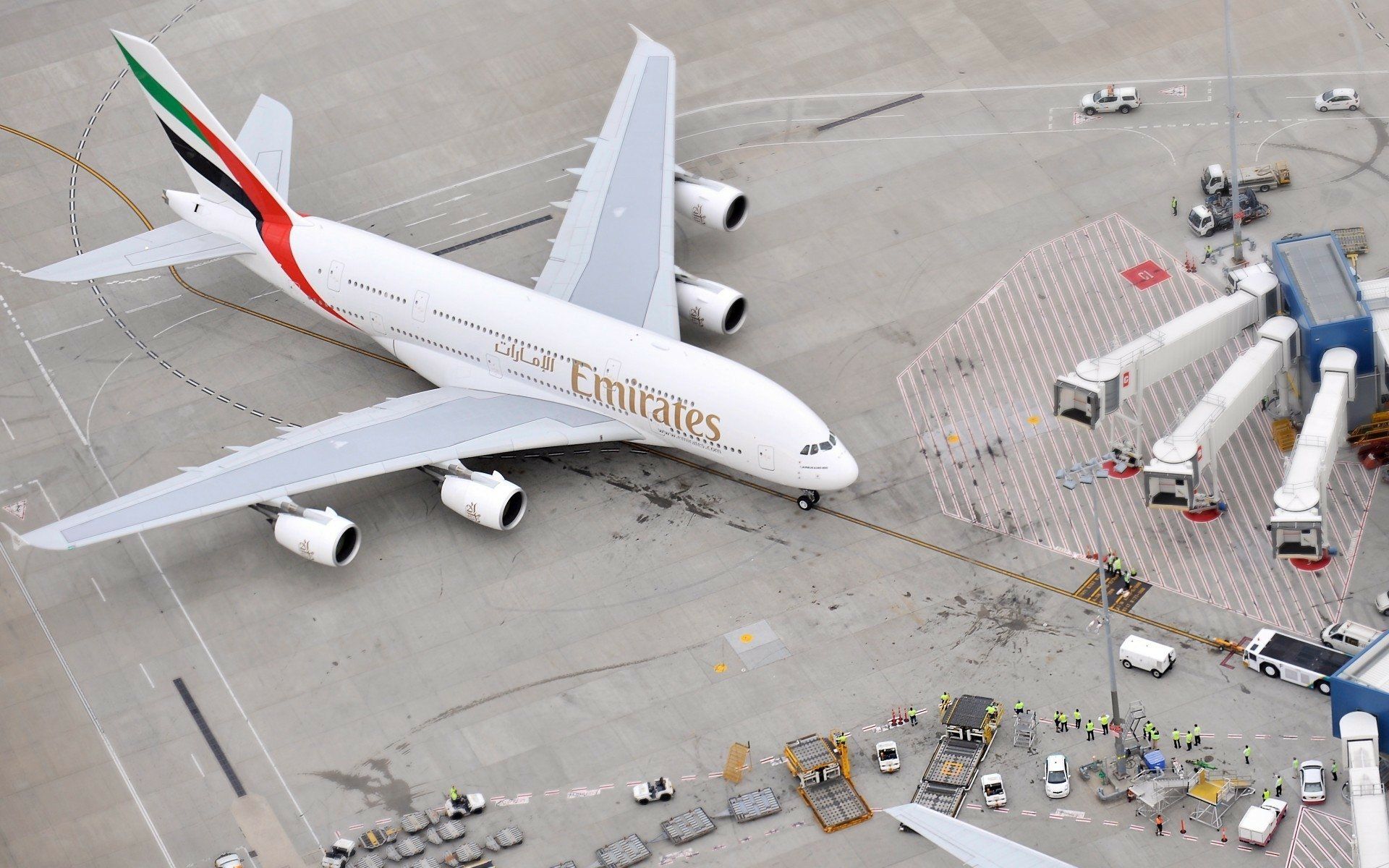1920x1200 Emirates Airbus A380 HD Wallpaper