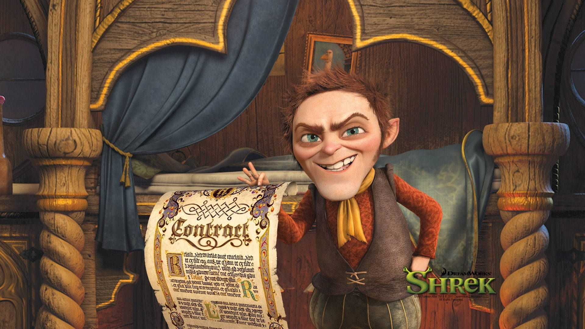 1920x1080 Download Smug Rumpelstiltskin Shrek Forever After Wallpaper