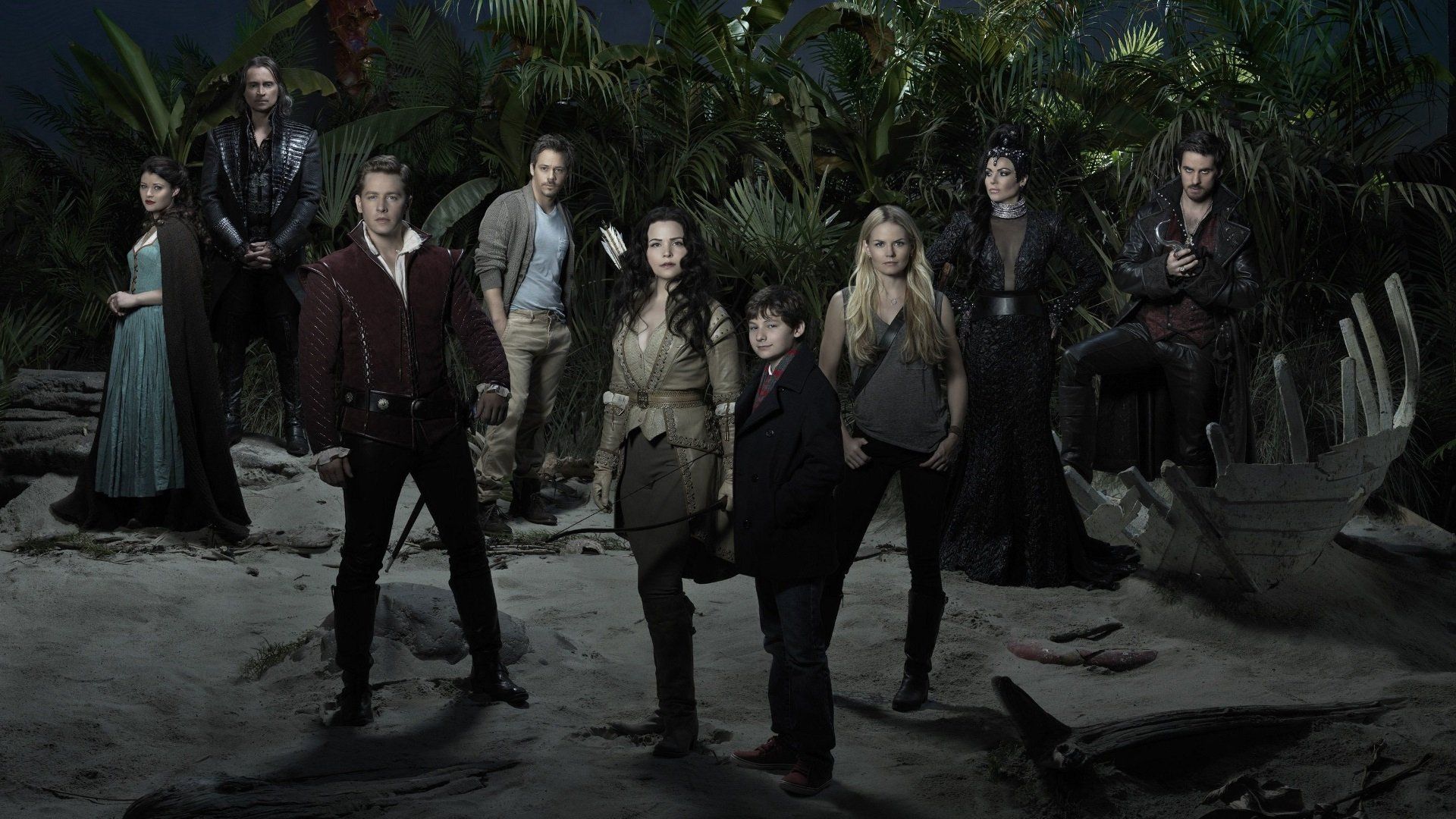 1920x1080 Once Upon A Time HD Wallpaper Featuring Beloved Charactersx1080