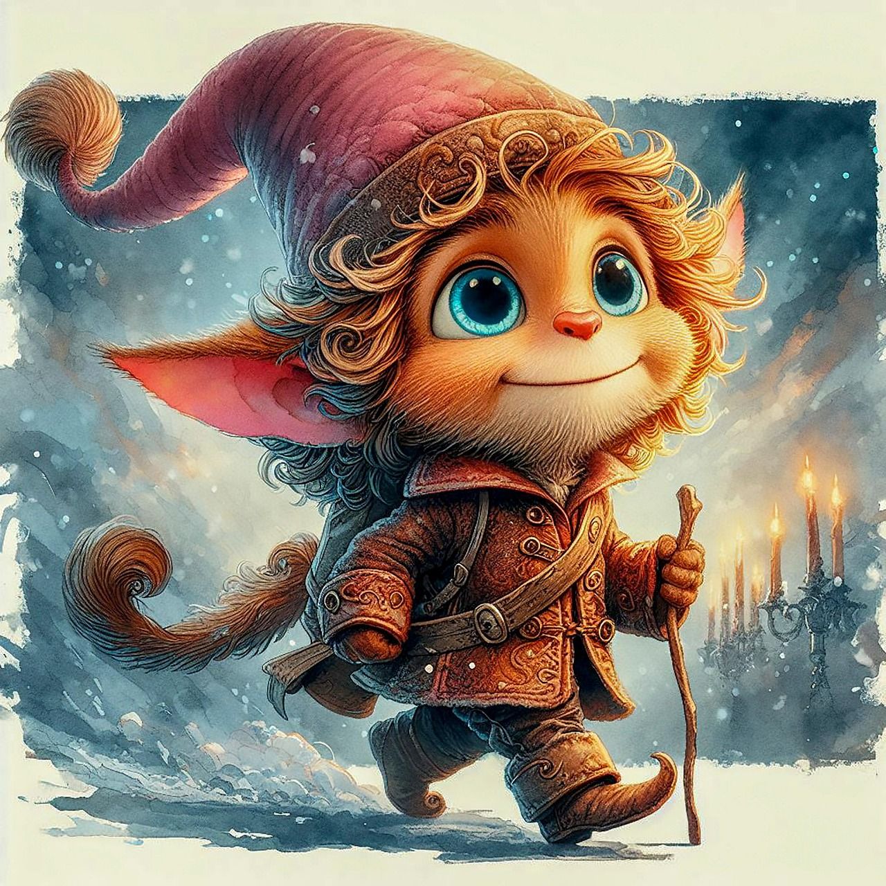 1280x1280 Download Ai Generated Rumpelstiltskin Fairytale. Royalty Free Stock Illustration Image
