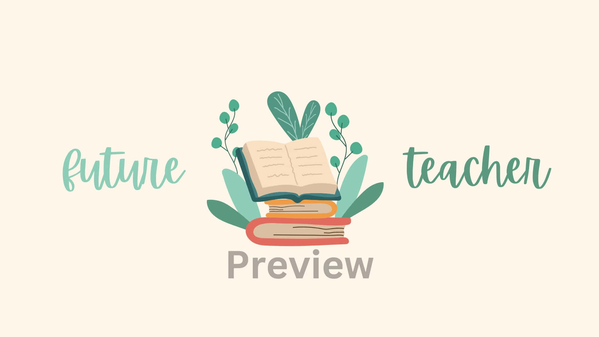 1920x1080 Download Future Teacher Aesthetic Graphic Wallpaper