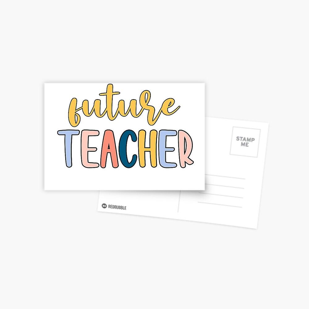 1000x1000 future teacher yellow Art Board Print