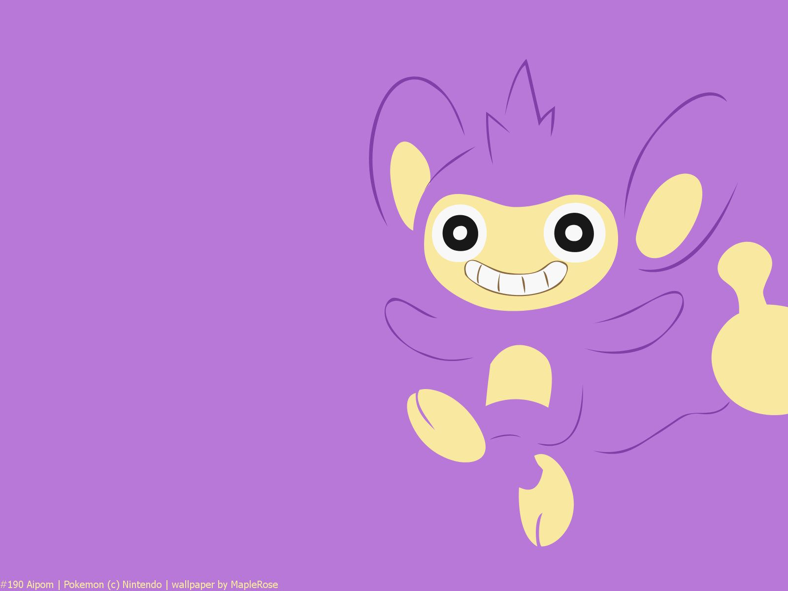 1600x1200 Aipom. PokéWalls
