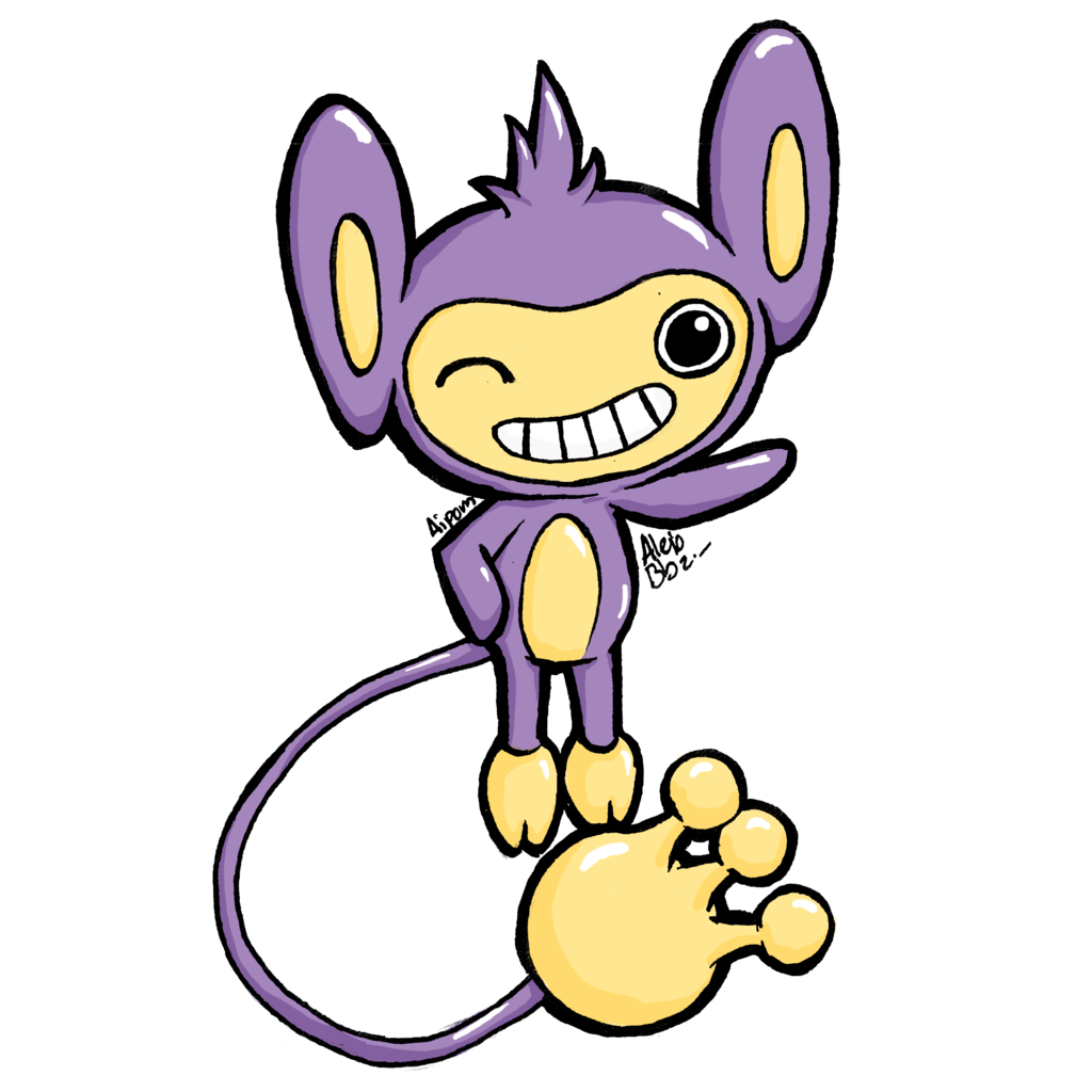 1024x1024 Aipom Pokemon PNG Image Transparent Free Download