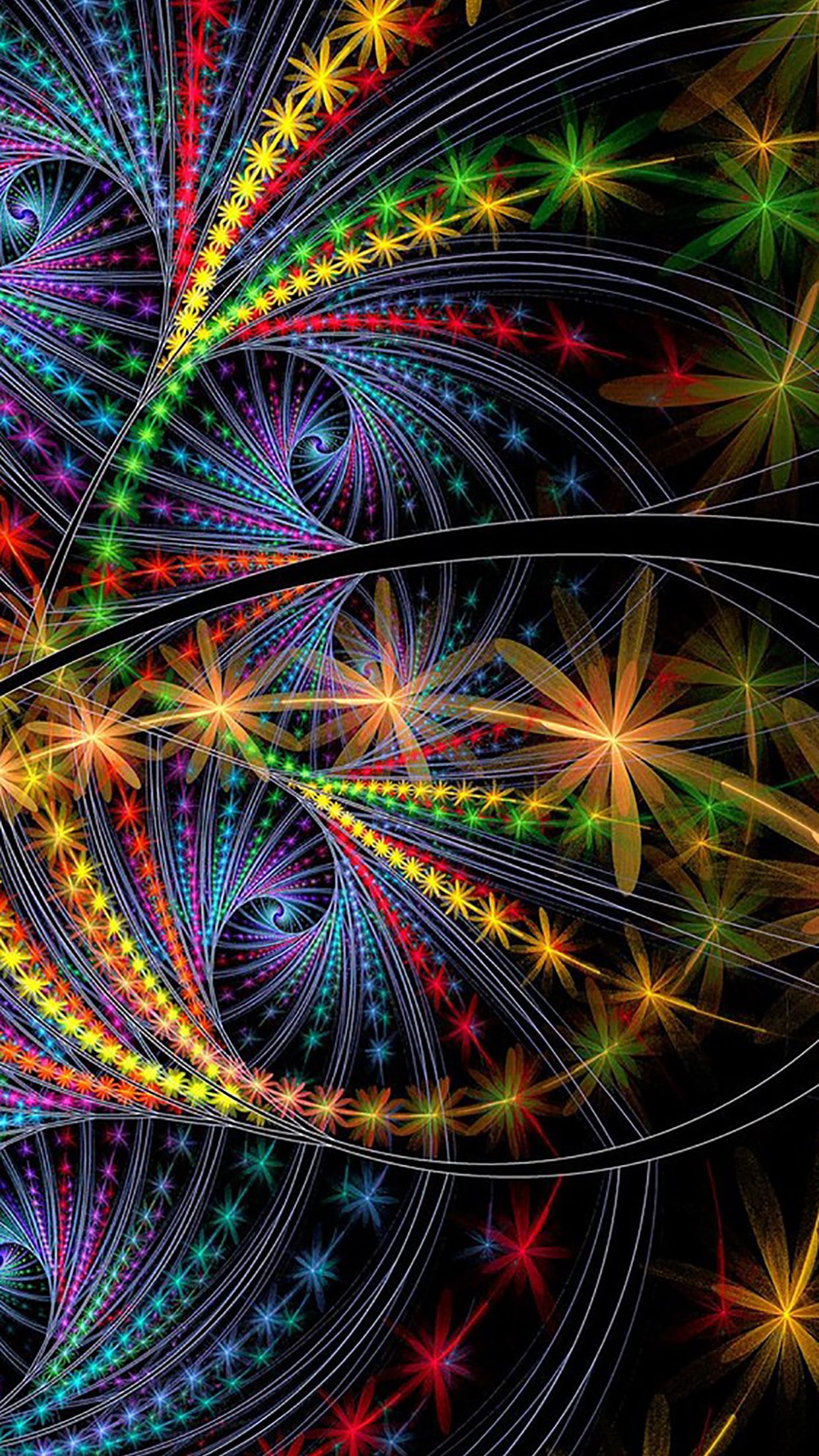 1242x2208 Fractal : 3D Wallpaper for iPhone Pro Max, X, 6