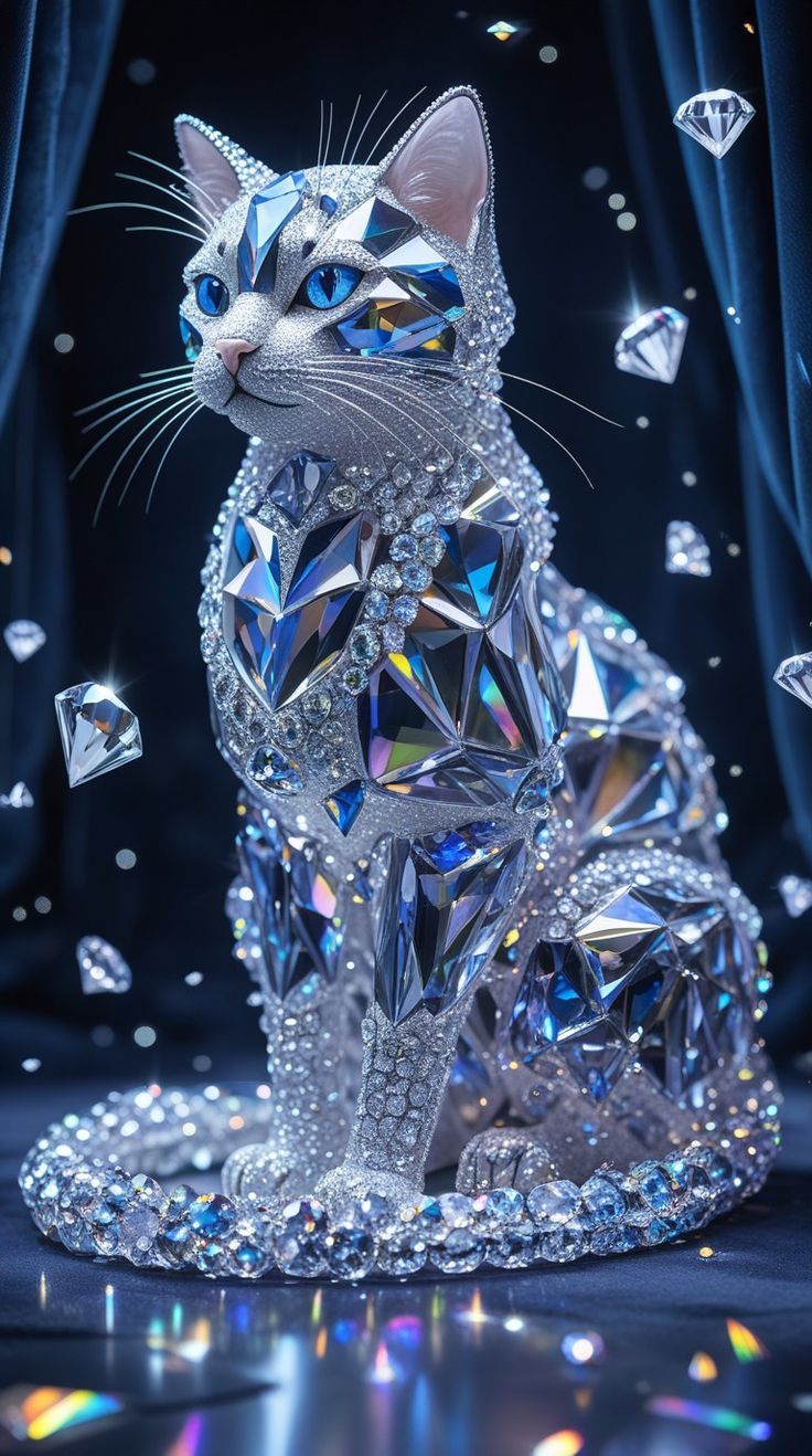 736x1318 3D parallax wallpaper. Cool background for iphone, Attractive wallpaper, Crystal