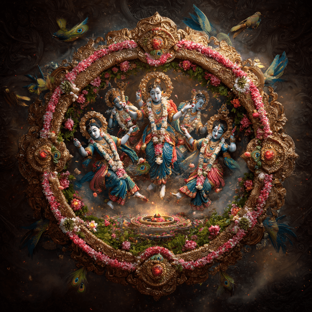 1024x1024 hare krishna mahamantra wallpaper Free Download