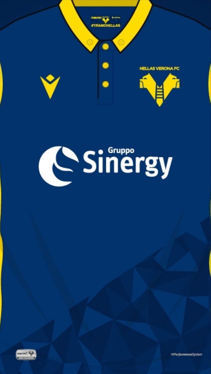 676x1200 Sfondo Hellas Verona of Italy. Napoli soccer jersey, Blue and yellow jersey design, Hellas verona emblem