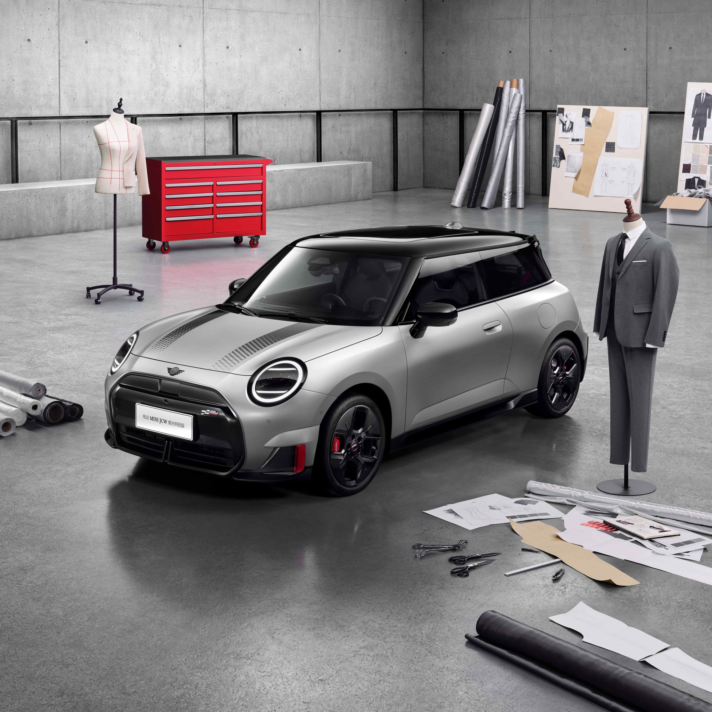 2732x2732 MINI John Cooper Works Electric Satin Edition Wallpaper 4K, 5K, 8K