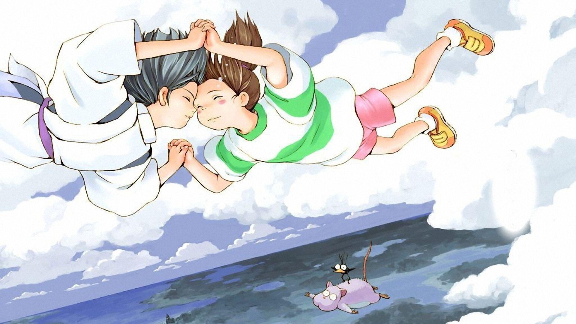 1920x1080 Chihiro Ogino, Haku (Spirited Away), Spirited Away, Studio Ghibli HD Wallpaper & Background • 34203 • Wallur