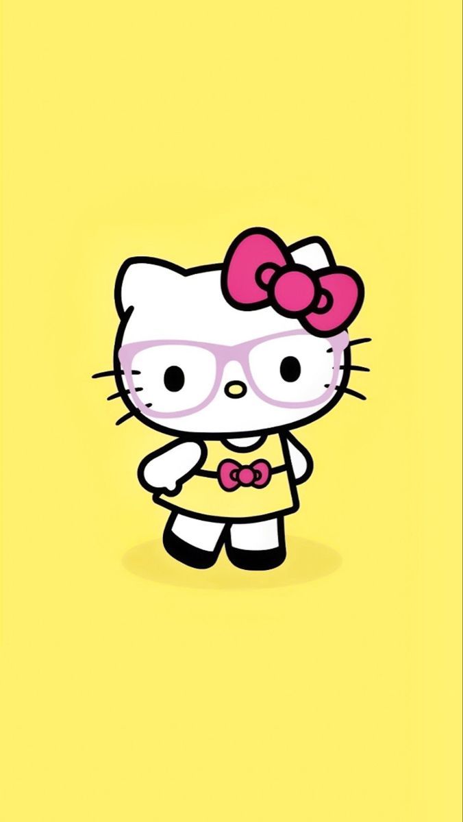 676x1200 Hello kitty theme party. Hello kitty imagenes, Hello kitty y2k, Yellow hello kitty