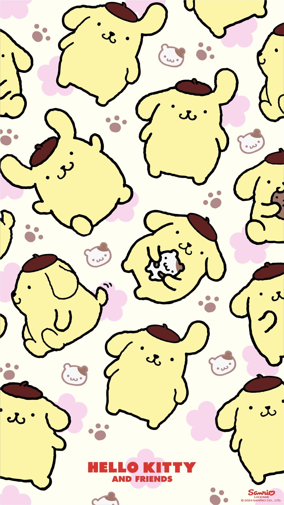 1081x1921 Hello Kitty & Friends Phone Wallpaper