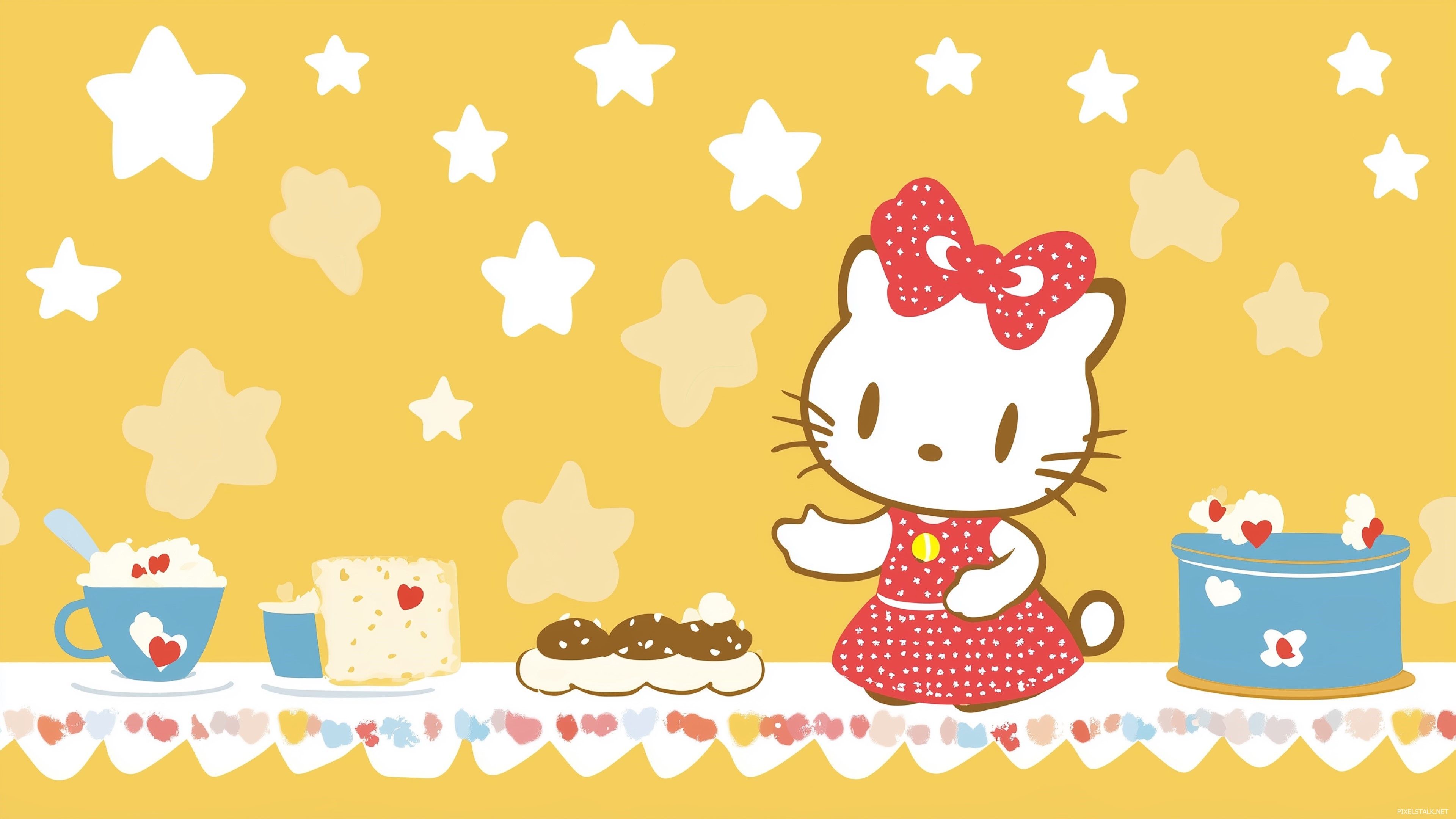 3840x2160 HD Hello Kitty Wallpaper For Desktop