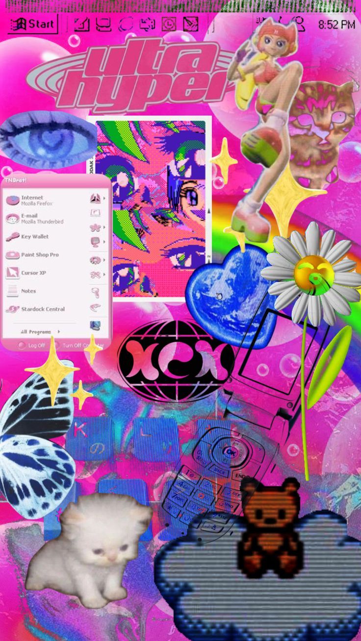 736x1308 life in vivid dreamz #dreampop #bubblegum #y2k #neon #cyberpink