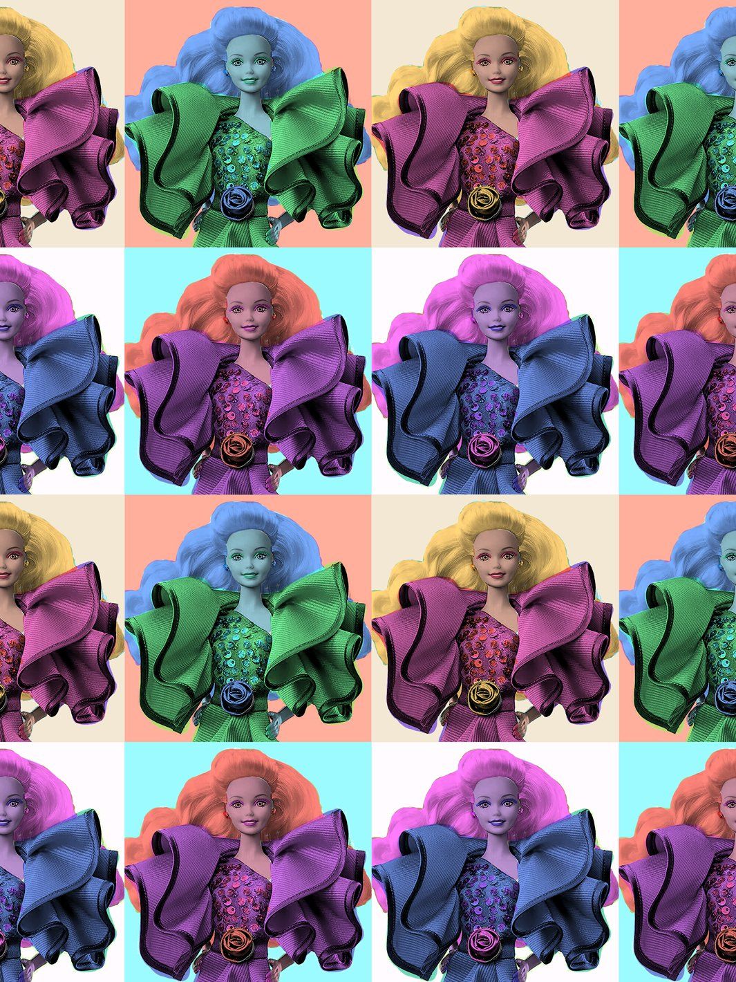 1065x1420 Pop Print Dream Date Barbie™' Wallpaper by Barbie™