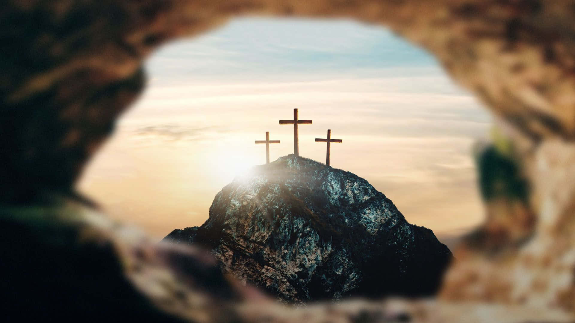 1920x1080 Download Jesus Christ's Empty Tomb After His Resurrection Wallpaper