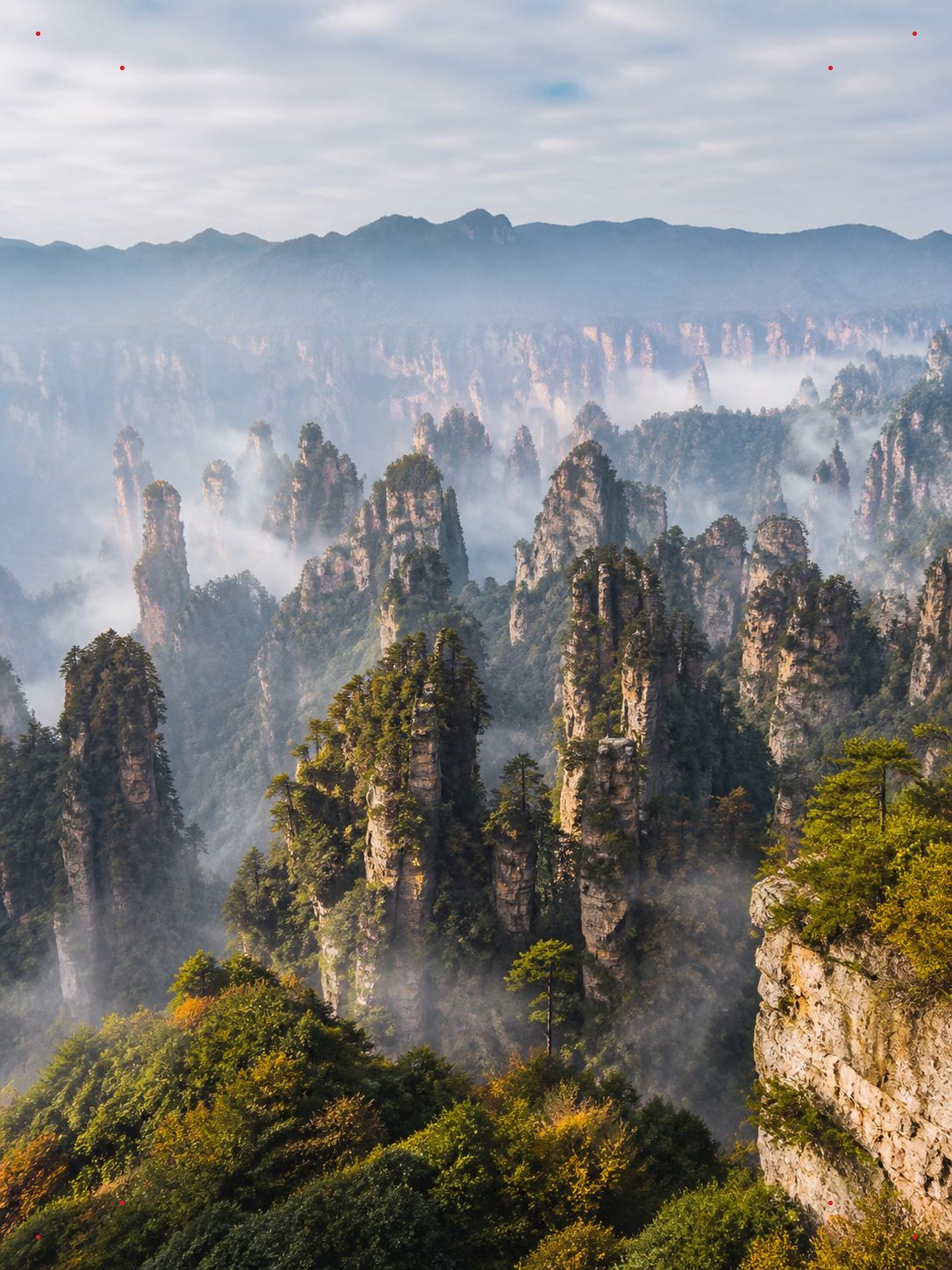 1086x1448 Zhangjiajie Wulingyuan: See the sea of clouds and unique peaks in autumn and winter. Trip.com Zhangjiajie
